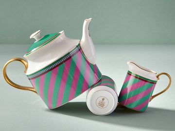 PiP Studio Teekanne Chique Stripes Teekanne groß pink-green 1,8l