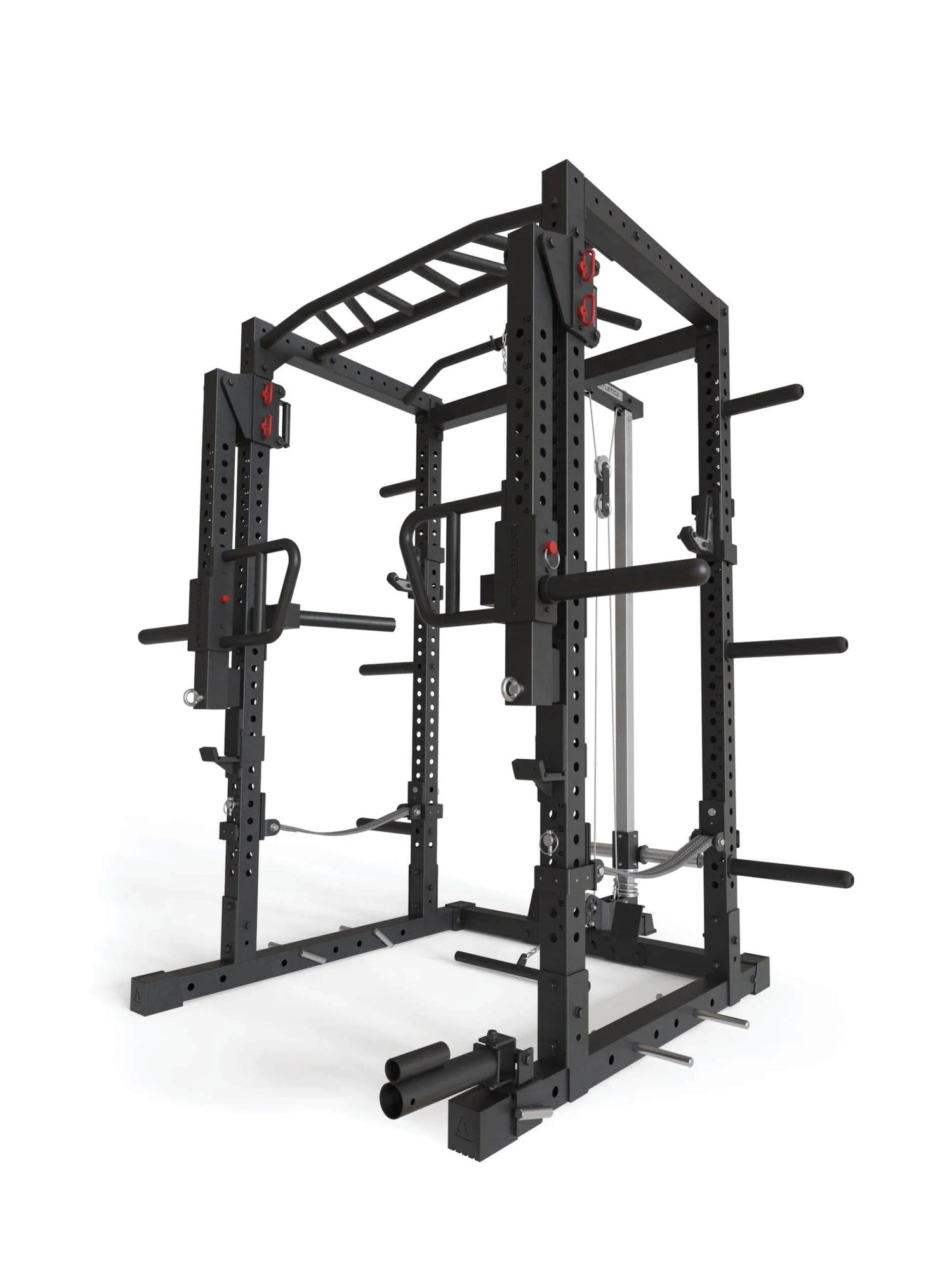 ATLETICA Power Rack R7-Raiden, Squat Rack mit Latzug