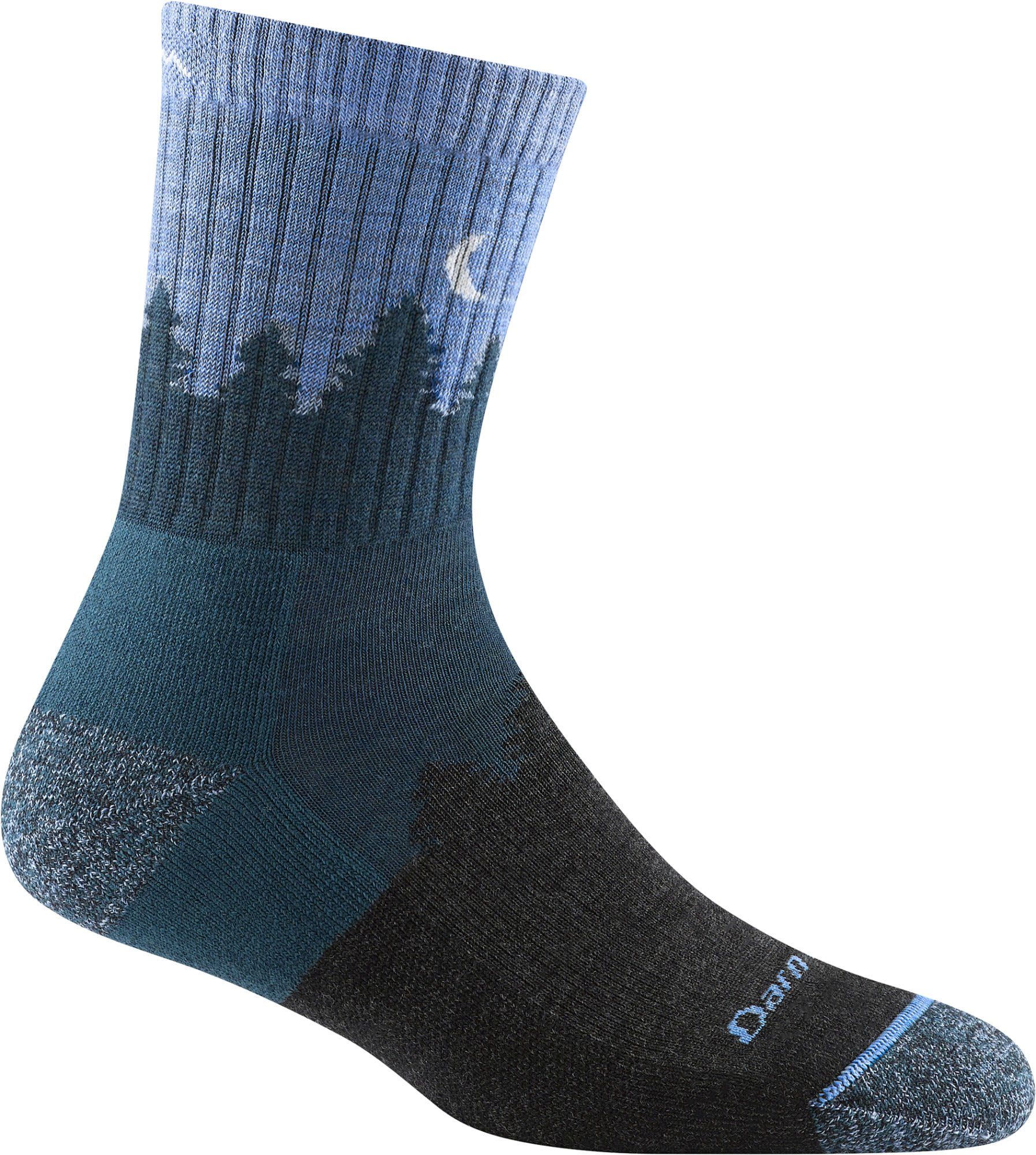 Damen Crew Darn Micro Blue Treeline Thermosocken Socks Tough W Vermont