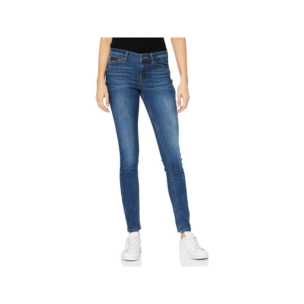 Skinny-fit-Jeans TAILOR regular (1-tlg) schwarz TOM