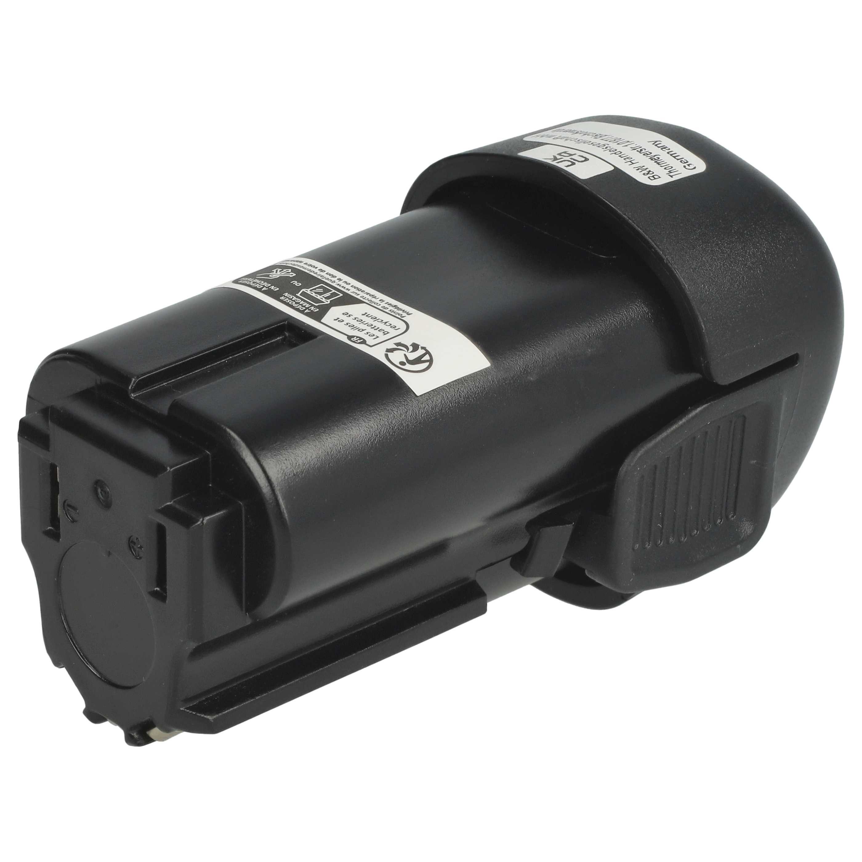 vhbw Akku Ersatz für Black & Decker LBXR12, LBX12, LB12, BL1510, BL1310, Akku Akku Li-Ion 2000 mAh (12 V, 1 St), Leistungsfähiger Austausch-Akku für Werkzeug Powertools wie