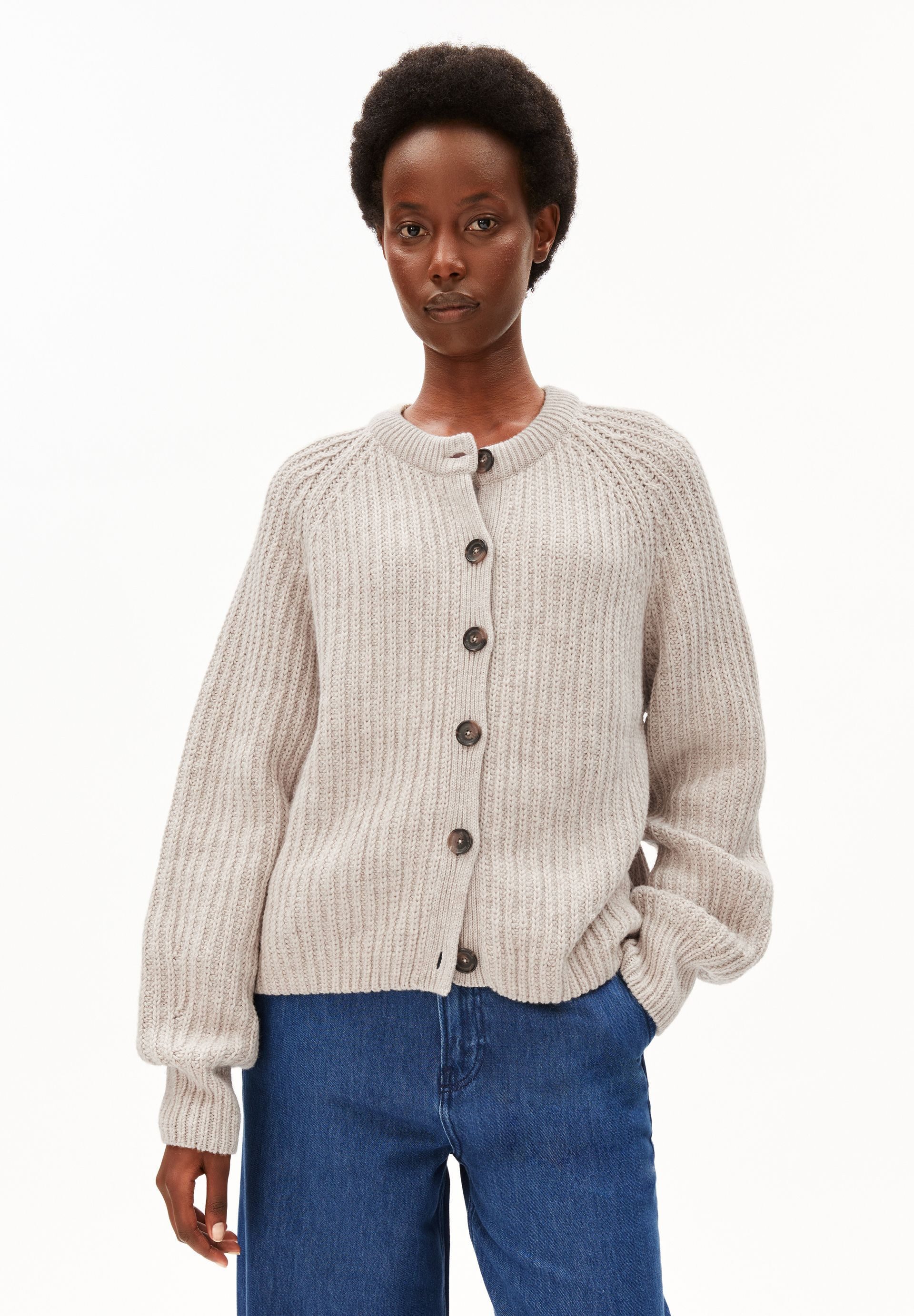 Armedangels Cardigan SELMAA Strickjacke aus Bio-Woll Mix (Loose Fit)
