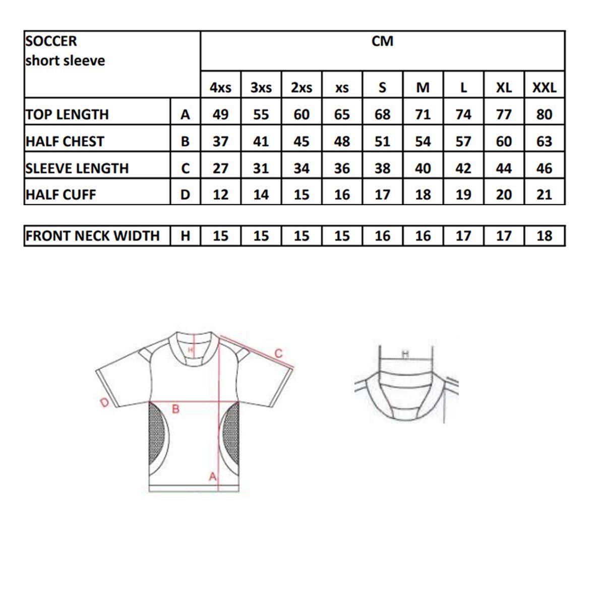 Geco Sportswear Fußballtrikot Fußballtrikot kurzarm Trikot Mesheinsätze Levante zweifarbig schwarz/weiß seitliche Fußball