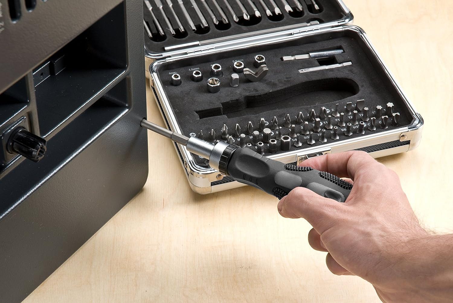 kwb Bit-Set, kwb Power Bit-Box 92-tlg 'inkl. Bits, Bithalter mit Dauermagnet, lange