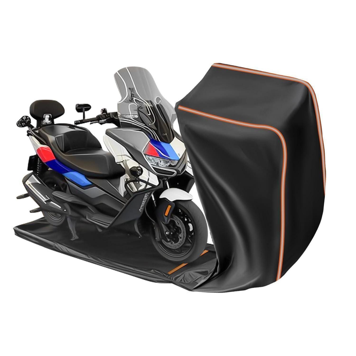 LuxusKollektion Abdeckhaube Motorrad Abdeckplane 220x115x135cm