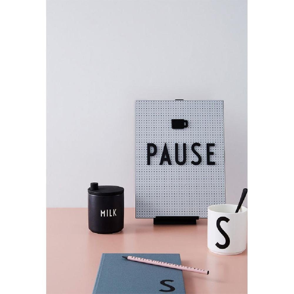 Design Letters Pinnwand Foodie Icons Schwarz (Groß) (6-teilig)
