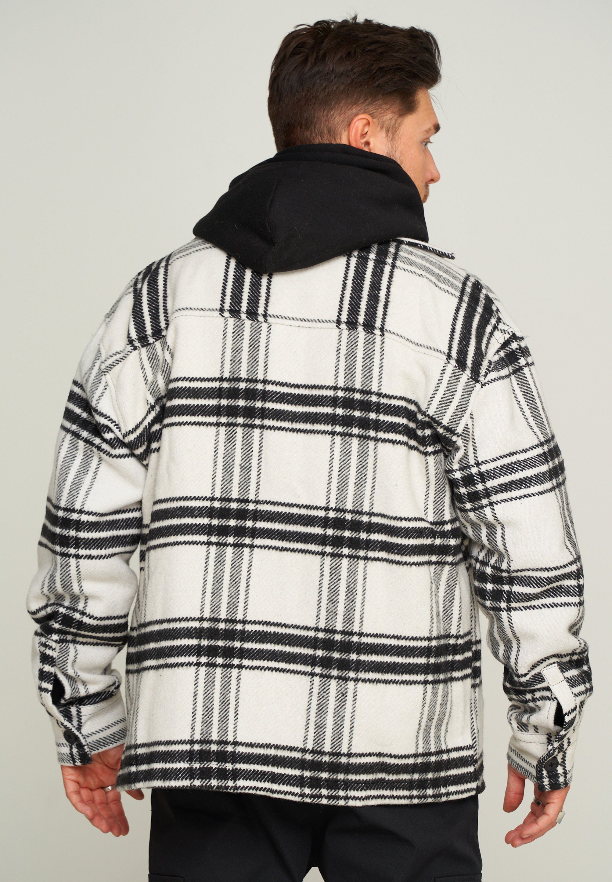 2Y Premium White-Black Flanellhemd Flanell Oversized 2YOTTAWA