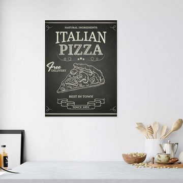 Posterlounge Poster Editors Choice, Italian Pizza, Küche Illustration