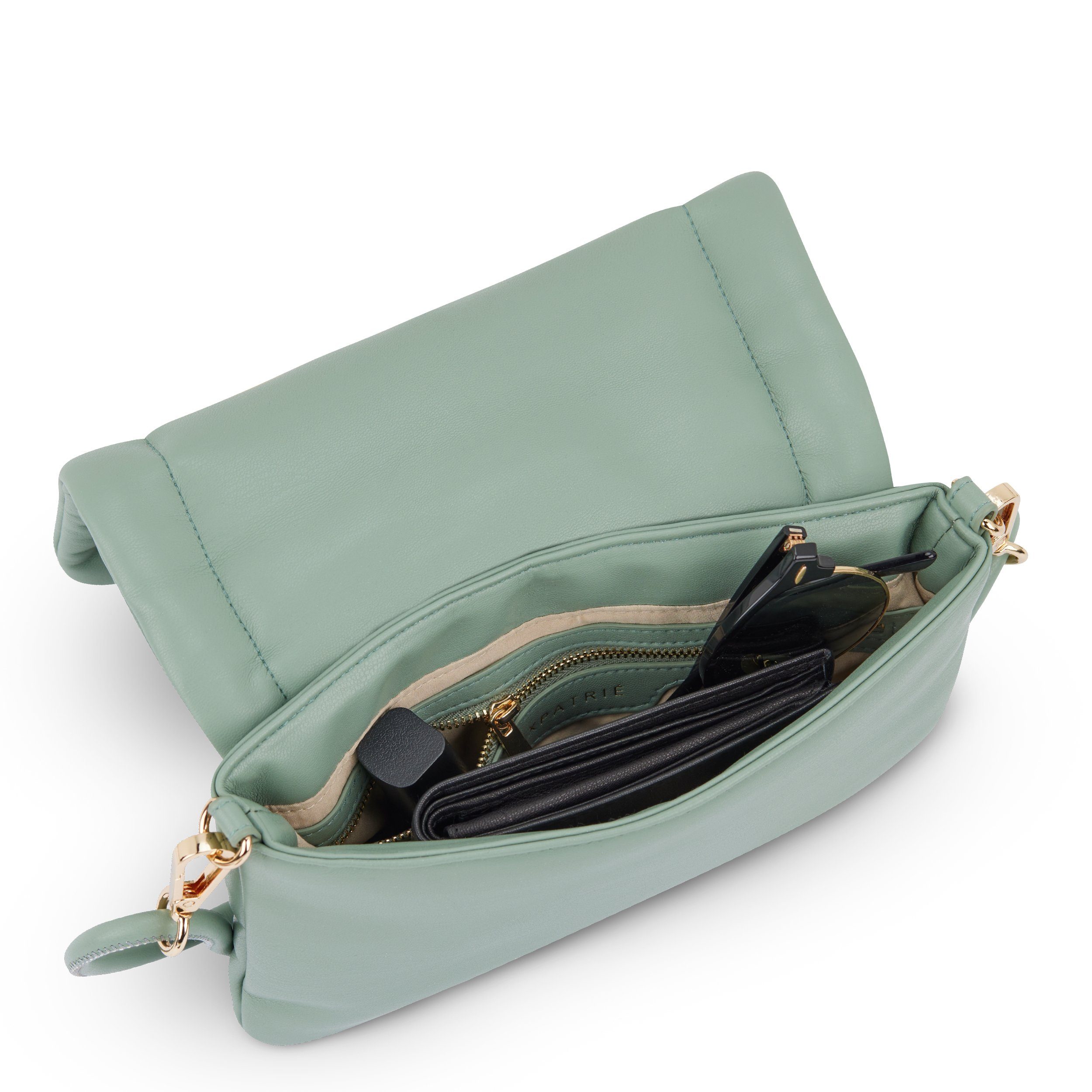 Expatrié Umhängetasche Zoe Small Handtasche Damen Stylische Tasche, Veganes Kunstleder, Verstellbarer Schultergurt