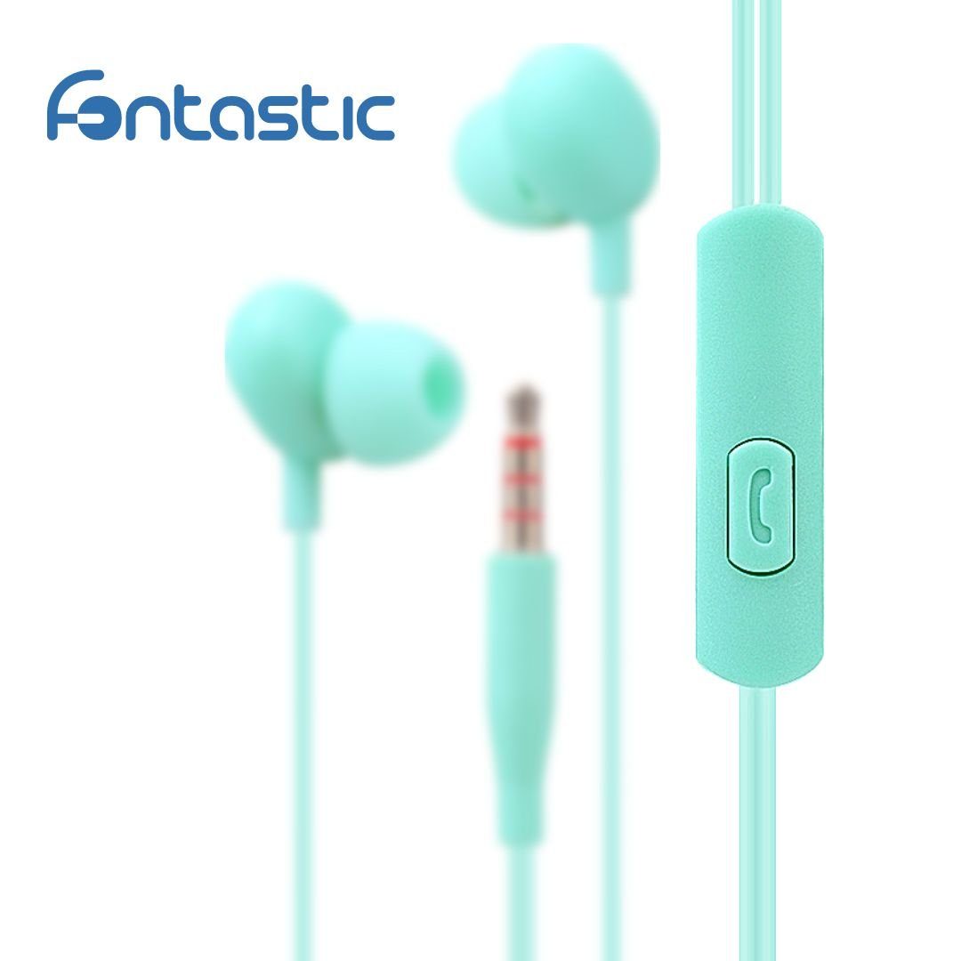 fontastic In-Ear Stereo-Headset Beans Mint In-Ear-Kopfhörer (Kabelgebunden) – Bild 4 von 4