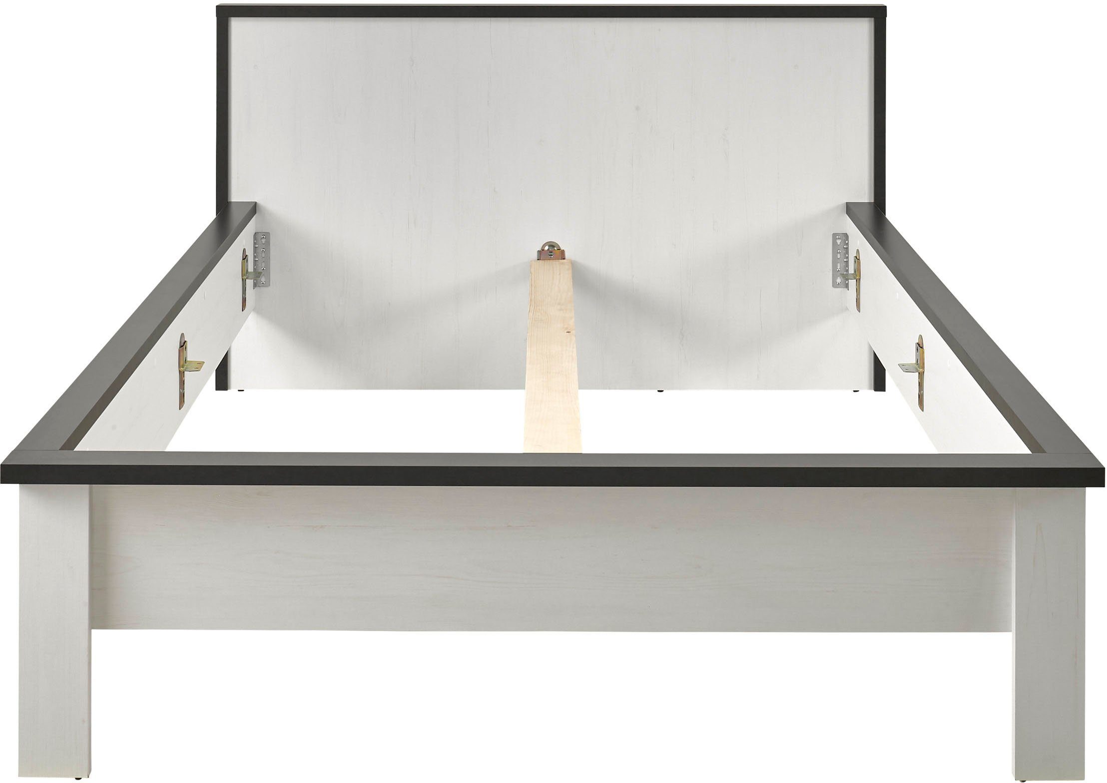 Home affaire Einzelbett SHERWOOD Liegefläche 90/140 oder 180x200 cm, aus FSC®-zertifiziertem Holzwerkstoff, rustikaler Landhausstil