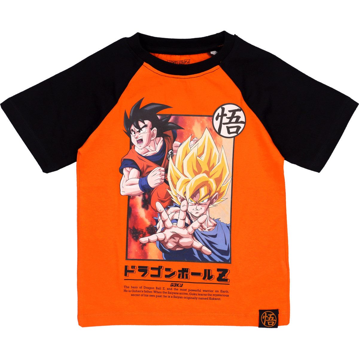 Dragon Ball T-Shirt & Shorts Goku Unisex Kinder (2-tlg) Kinderset, Kinder Outfit, Kinder T-Shirt, Kindershorts, Zweiteiler