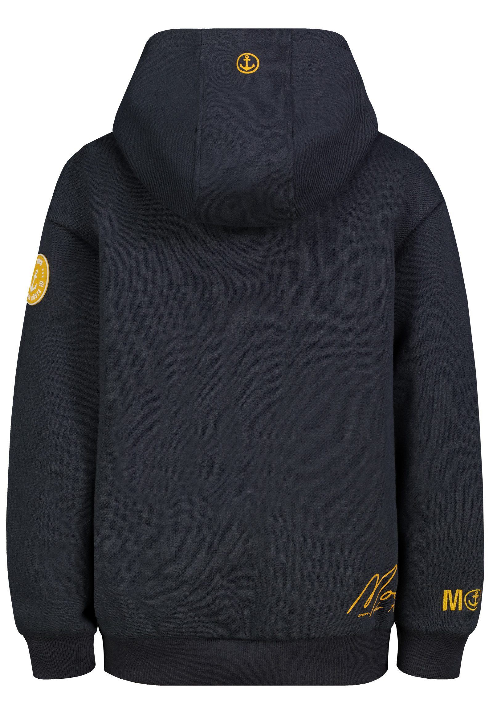 SUBLEVEL Hoodie Kinder Sweathoodie mit Moin-Prints Pulli mit maritimen Prints und Moin-Motiven