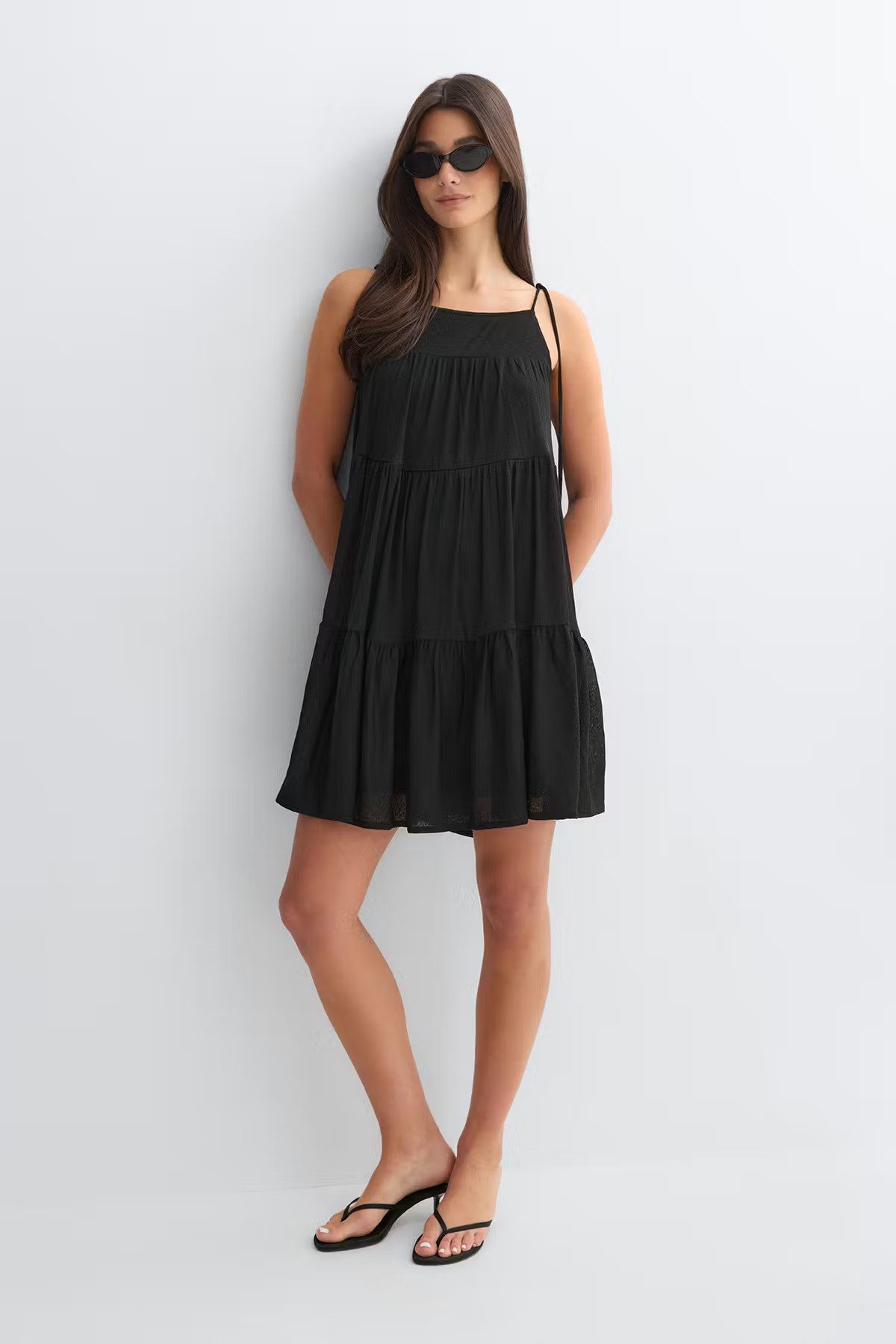 Gina Tricot Sommerkleid Flowy strap detail dress - Sommerkleid - Damen Kleid
