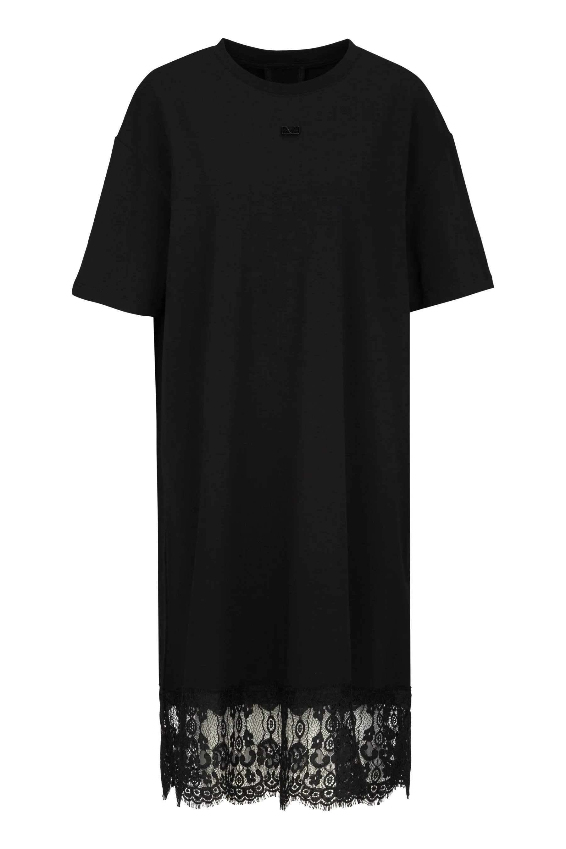 19V69 ITALIA Cocktailkleid - Feminines Jerseykleid mit Spitze und Rundhals für Damen