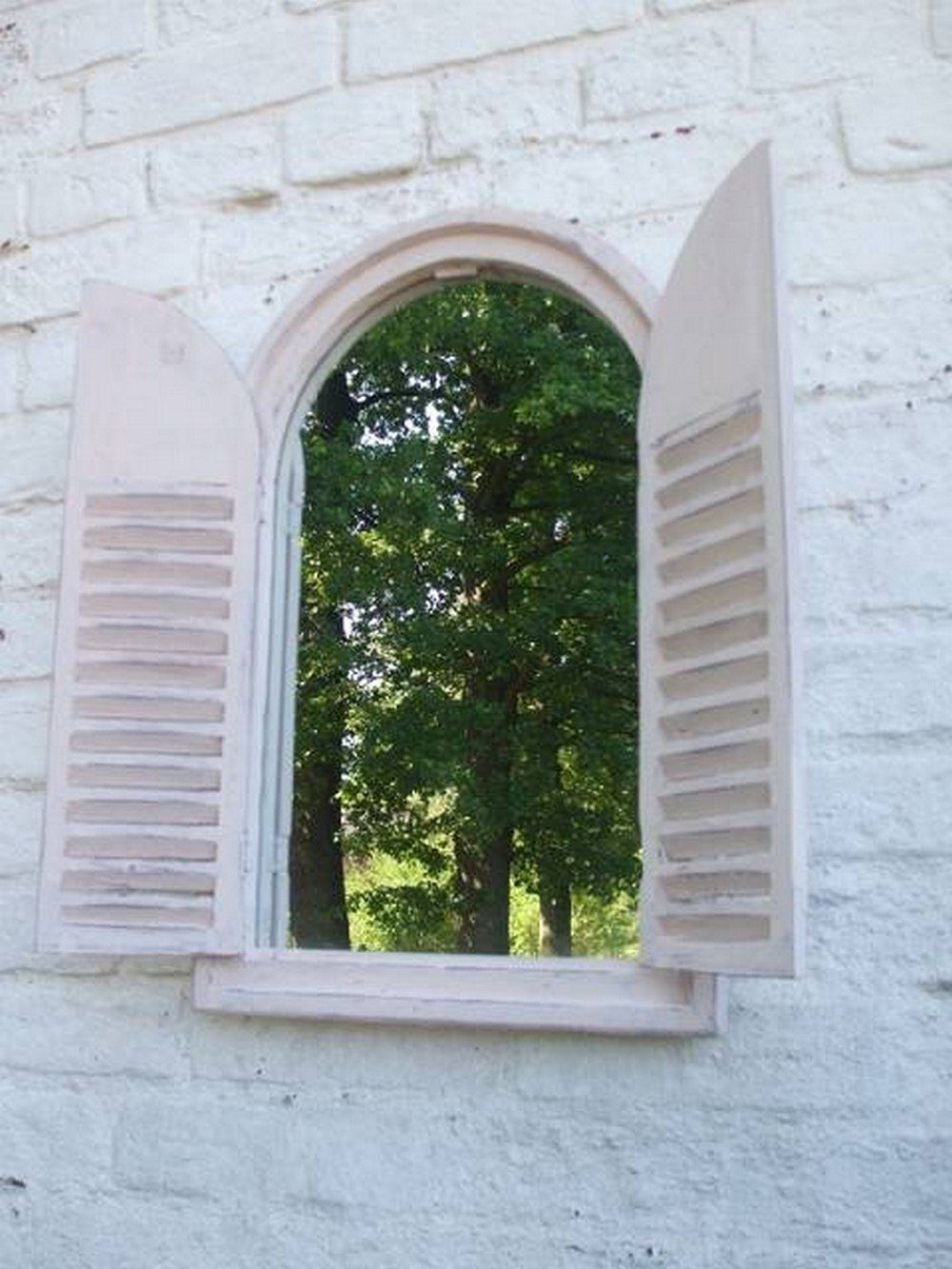 Deko-Impression Wandspiegel Wandspiegel,Fensterläden,Landhausstil
