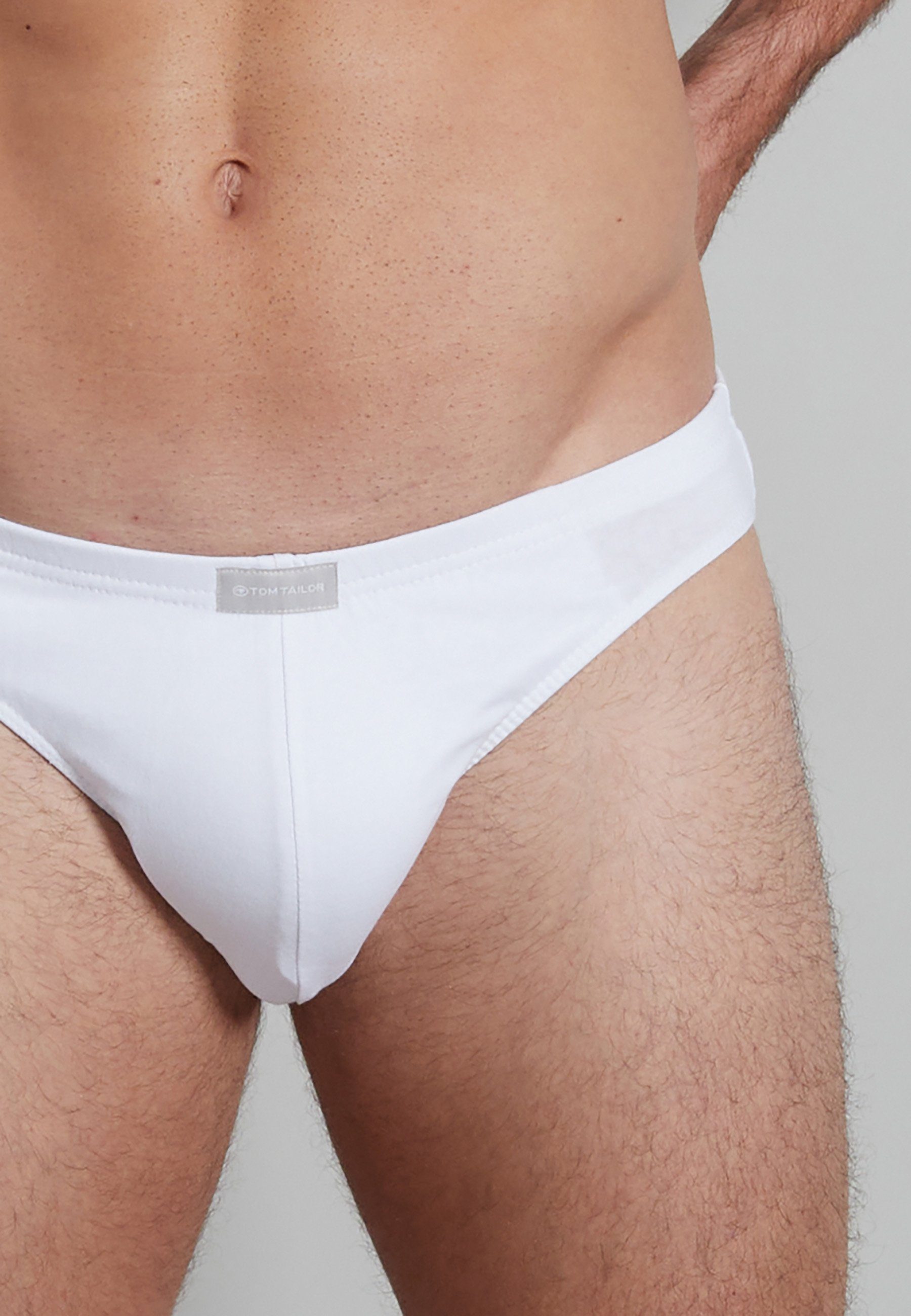 TOM TAILOR Slip TOM TAILOR Herren Slip weiß uni 7er Pack (7-St) – Bild 4 von 4