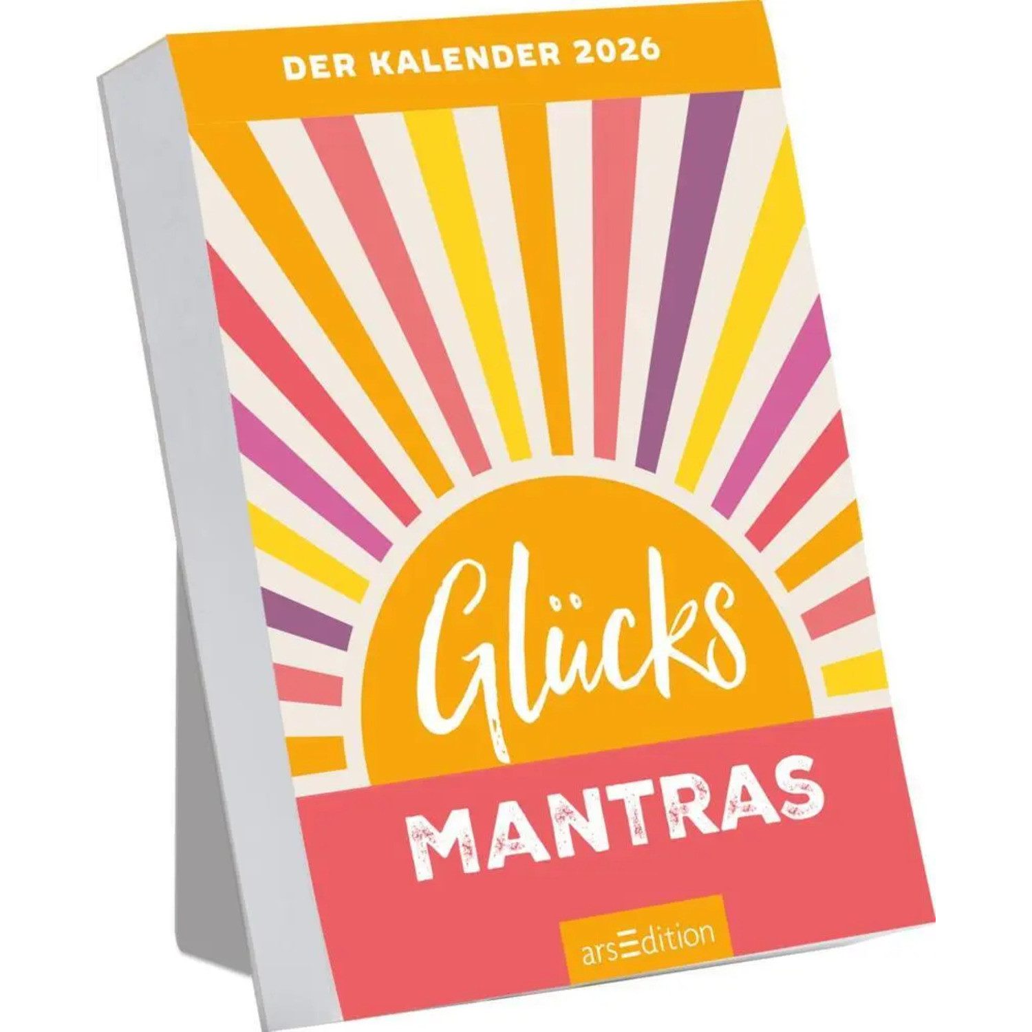 Ars Edition Wandkalender Abreißkalender Glücksmantras 2026