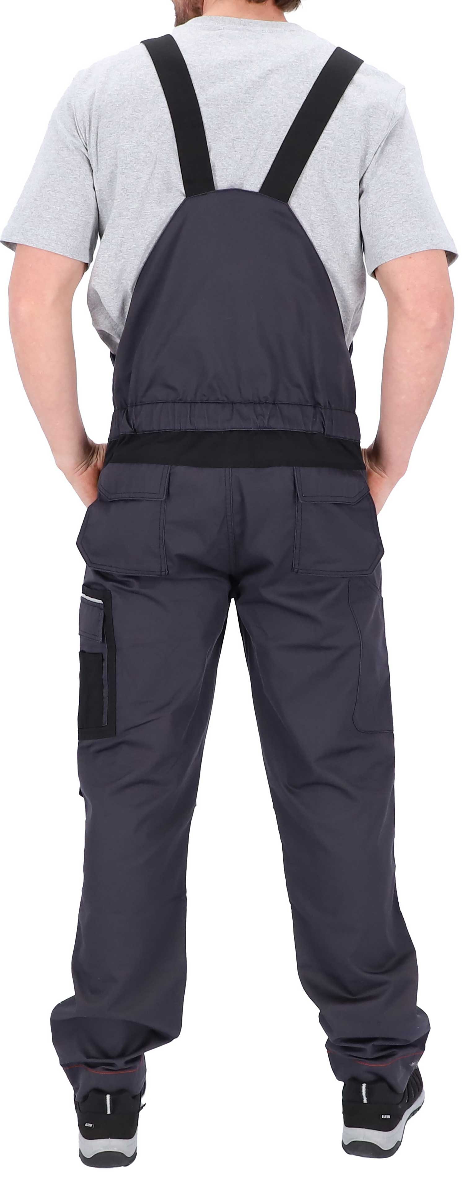 ELIWORX Arbeitslatzhose Stretch Einsatz bequeme robuste flexible Herrenhose Smartes Taschen-Design ideal für Handwerk Heimwerk und Baugewerbe