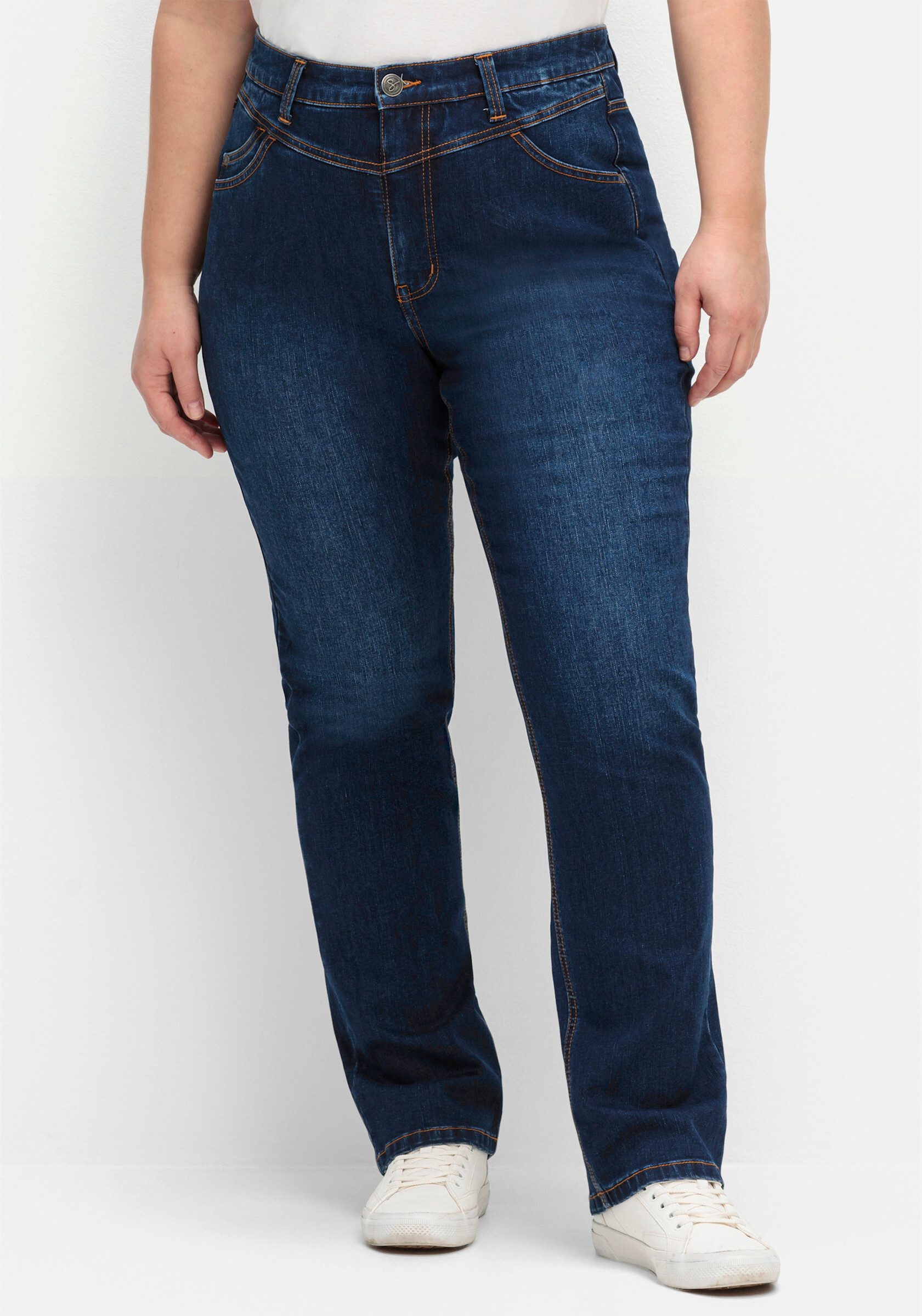 Stretch-Jeans Große Größen