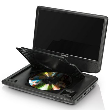 Lenco DVP-901BK Portabler DVD-Player (HD-Auflösung, tragbar)