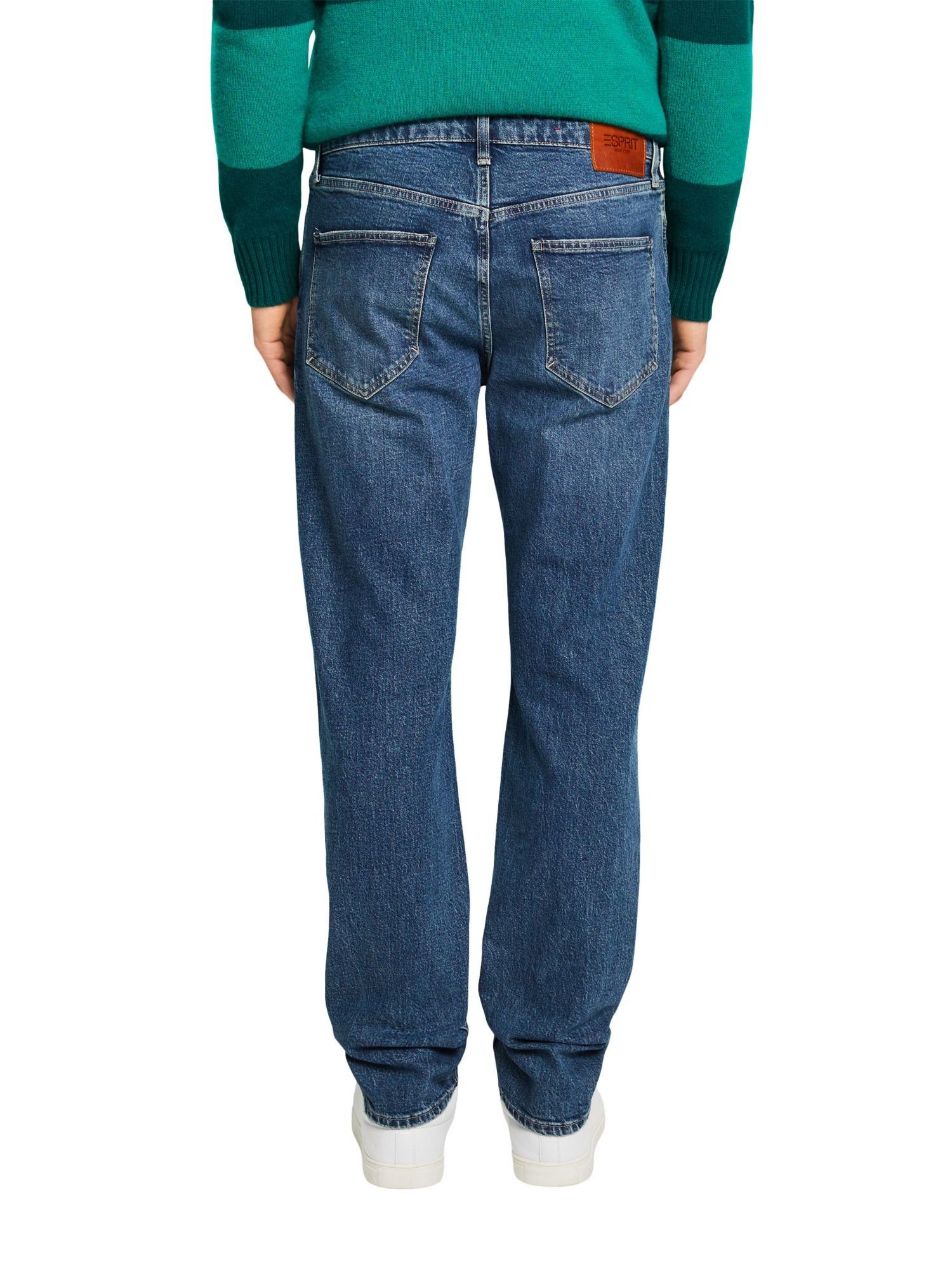 Esprit mittelhohem Gerade Straight-Jeans mit Bund Jeans