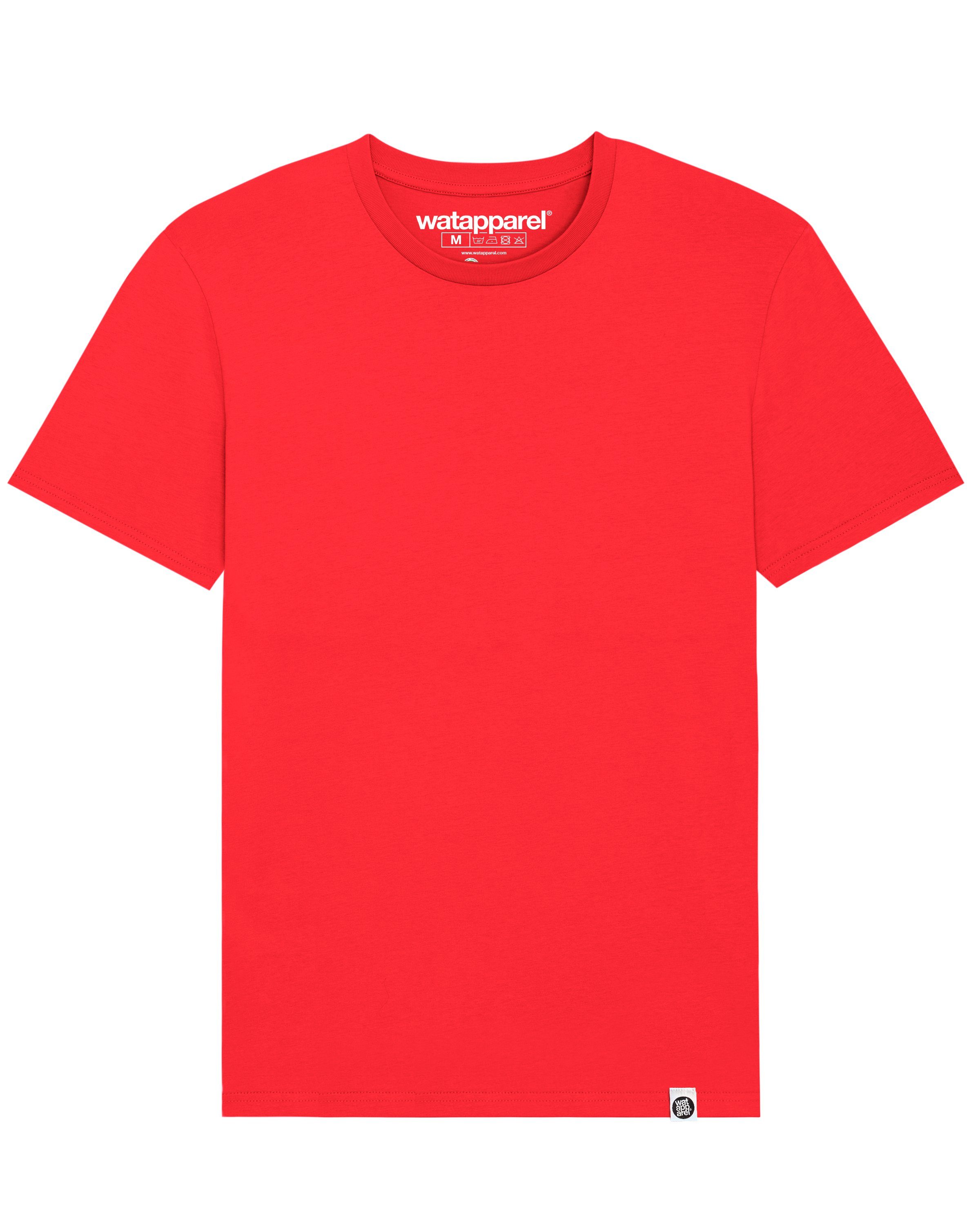 wat? Apparel Print-Shirt Bio Basic Tee (1-tlg) Deck Chair Red | T-Shirts