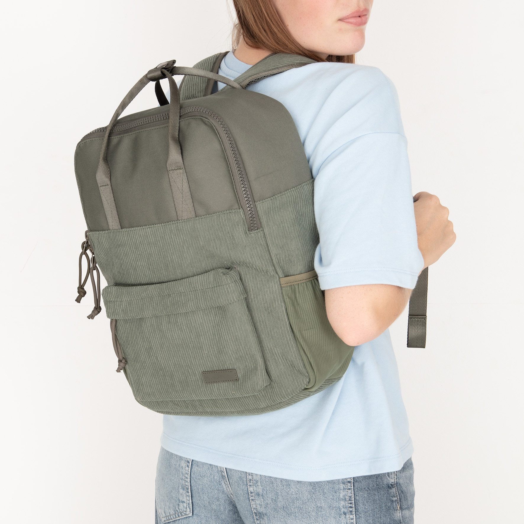 NEW REBELS Cityrucksack Rucksack Ribbi Springfield mit Kordoptik & Tabletfach