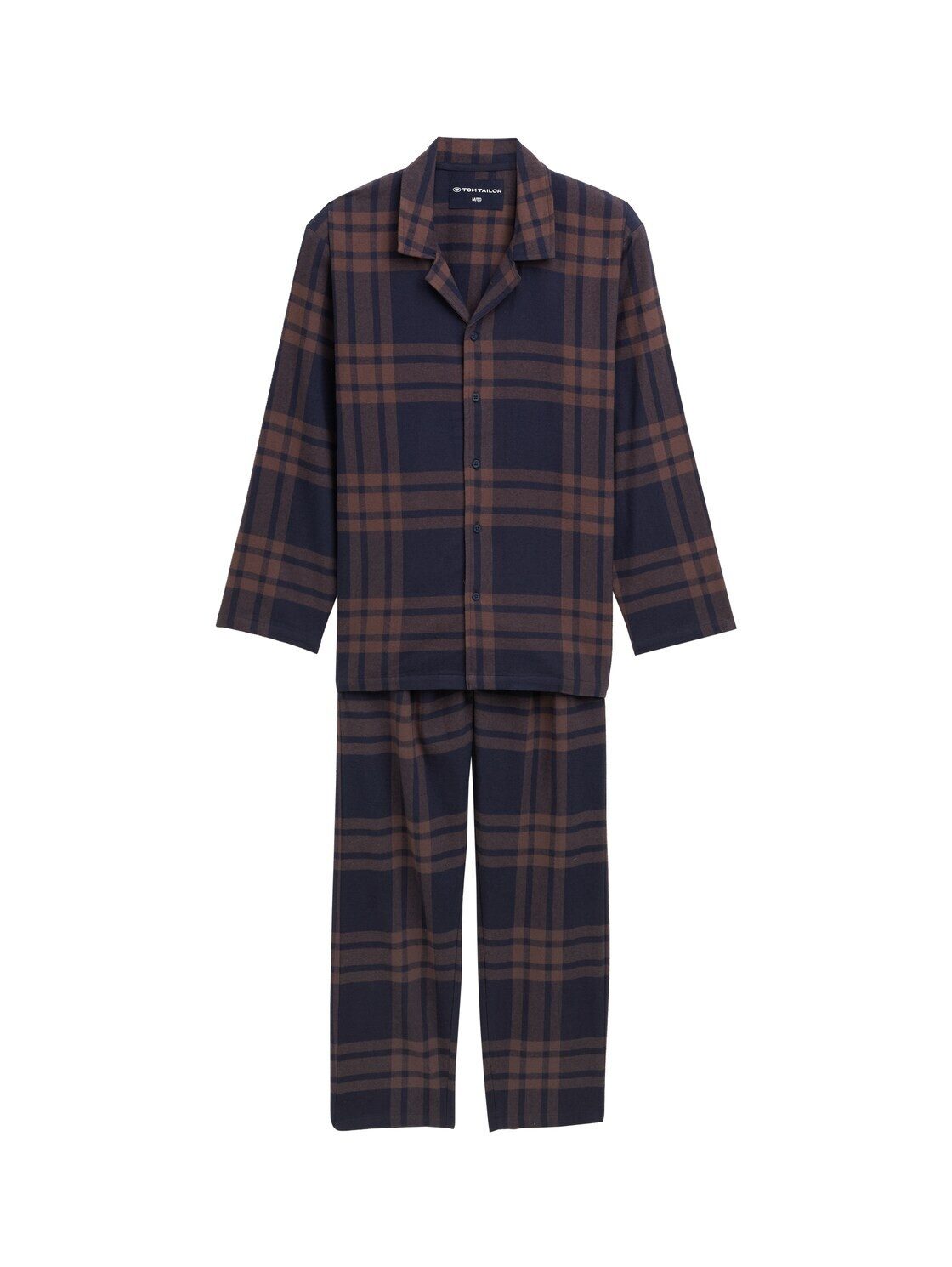 TOM TAILOR Pyjama Unterwäsche (2 tlg) Pyjama-Set mit Karomuster