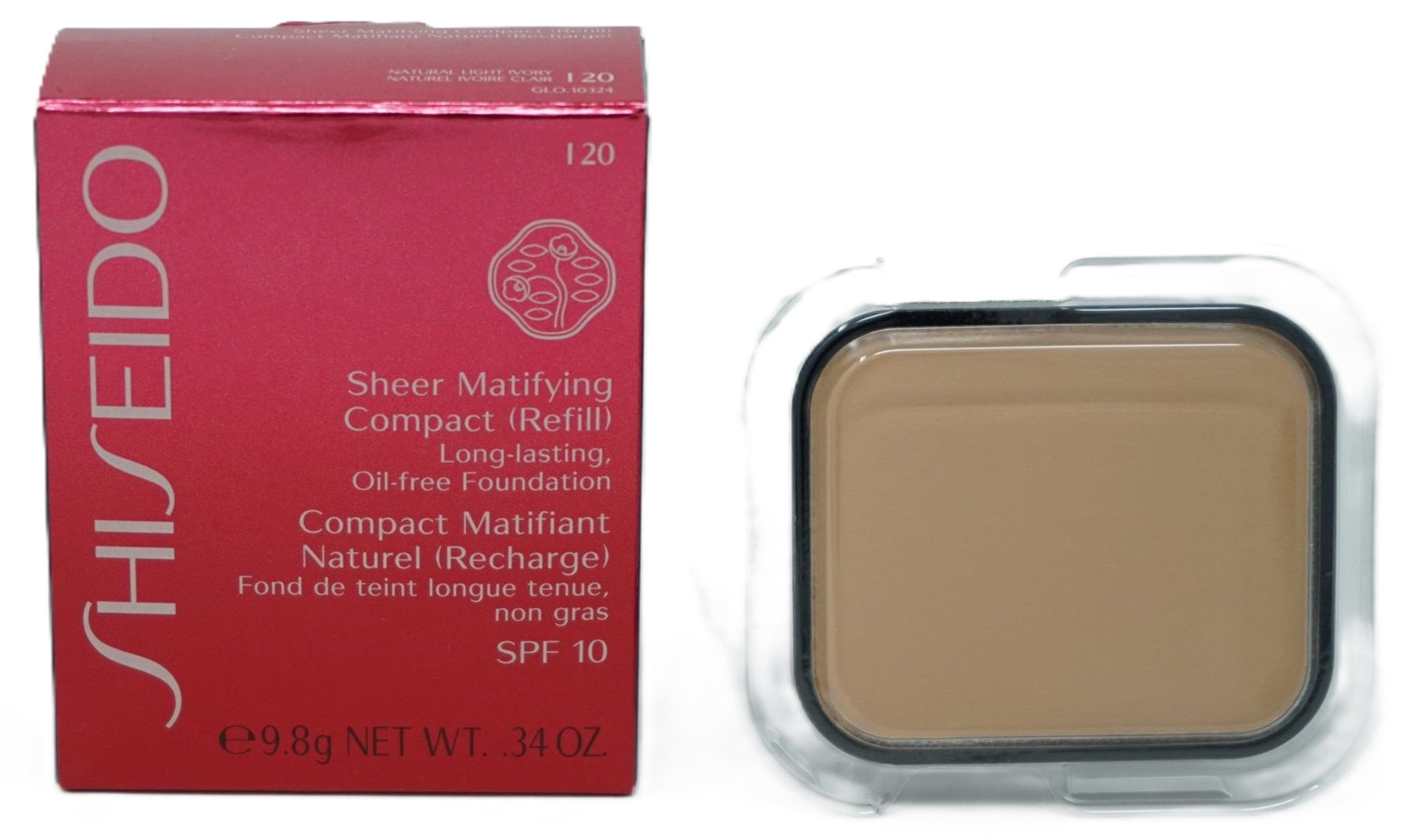 SHISEIDO Пудра Shiseido Makeup Matifying Пудра 9.8g Refill I120 Light Ivory