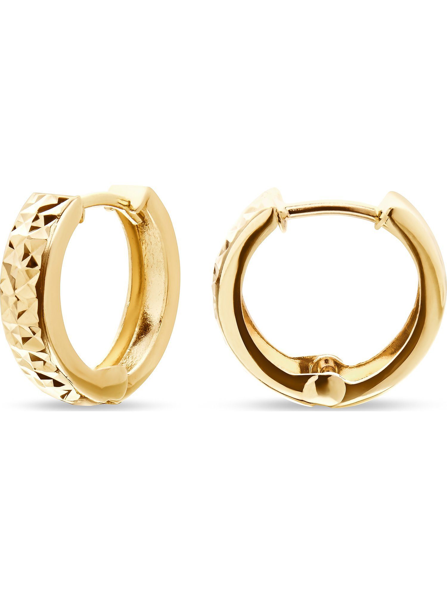 FAVS Paar Creolen FAVS Damen-Creolen 375er Gelbgold (Paar)