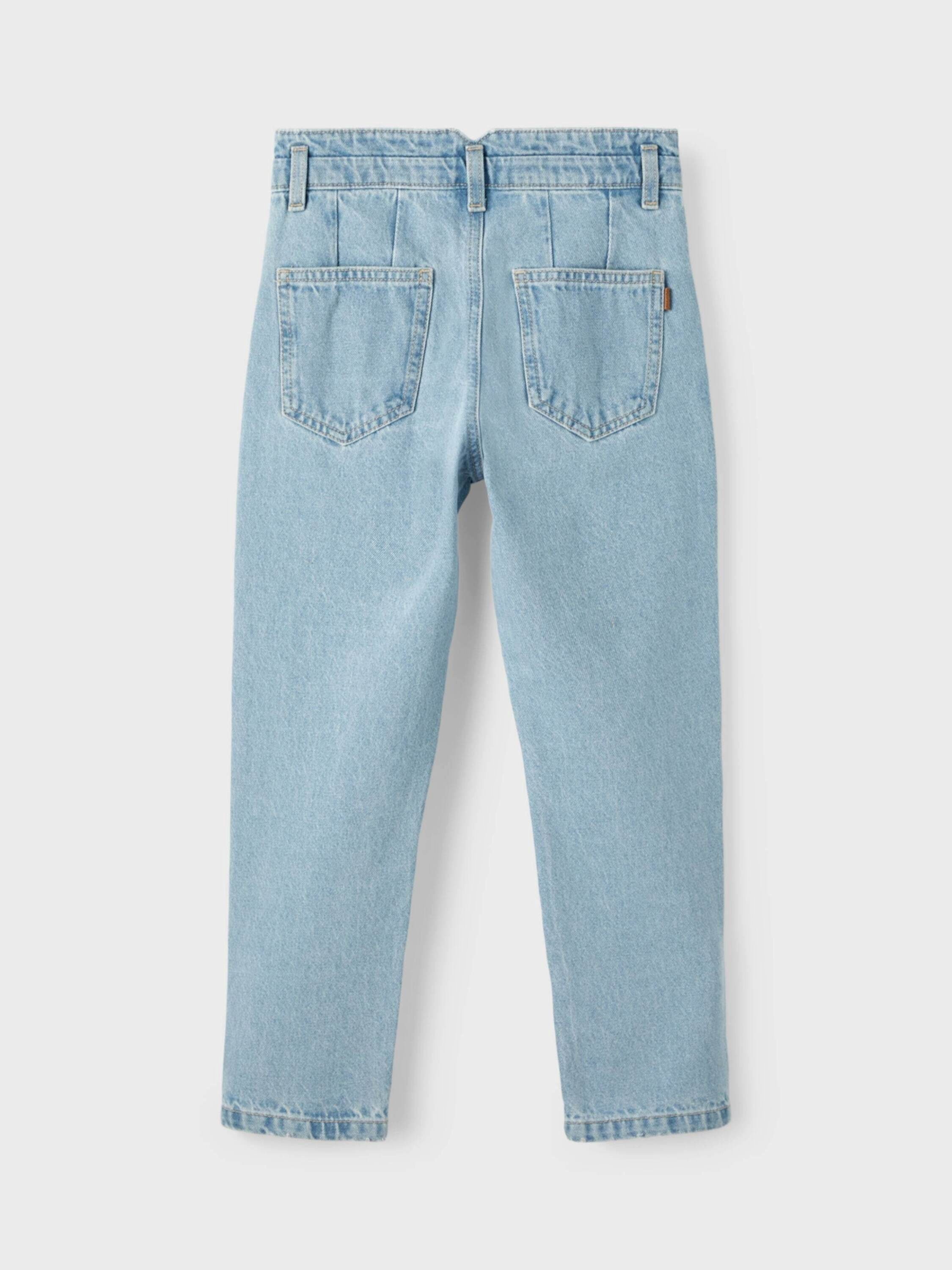 Plain/ohne It (1-tlg) Loose-fit-Jeans Name Bella Details blau
