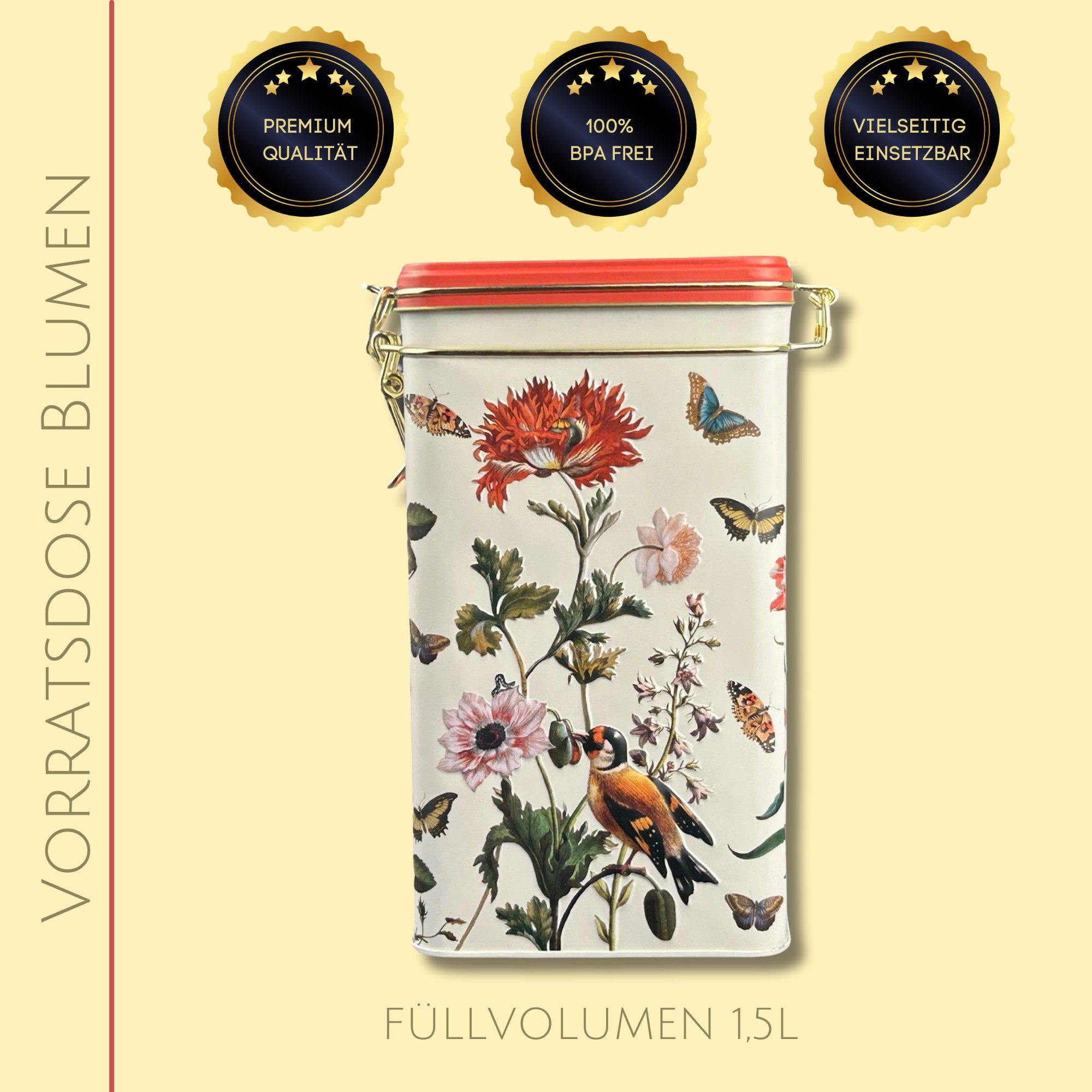 MediMuc Kaffeedose Kaffeedose Maria Sibylla Merian, Maria_Sibylla_Merian – Bild 3 von 5