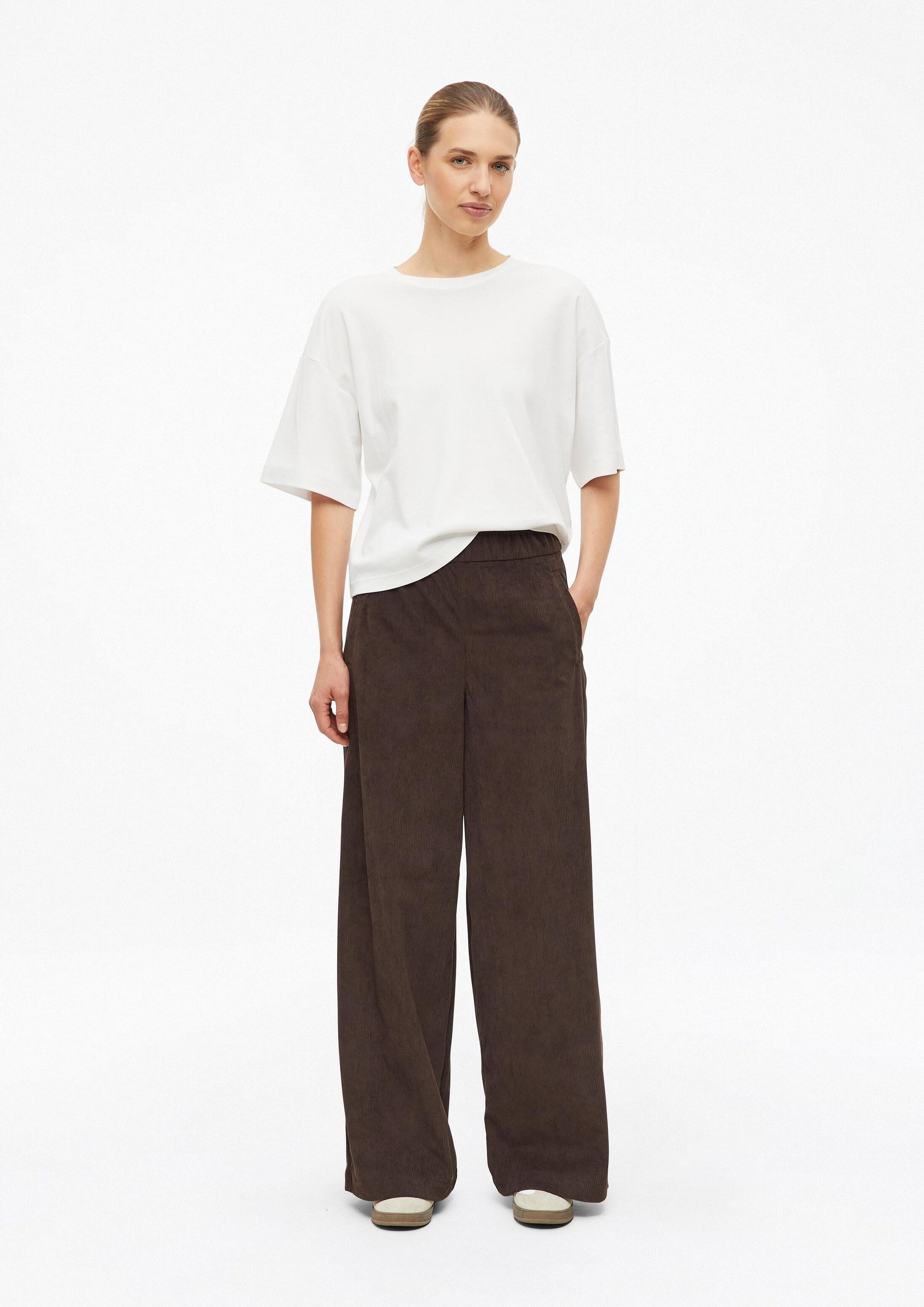 s.Oliver Chinos Hose Weiche Cordhose mit Barrel Leg