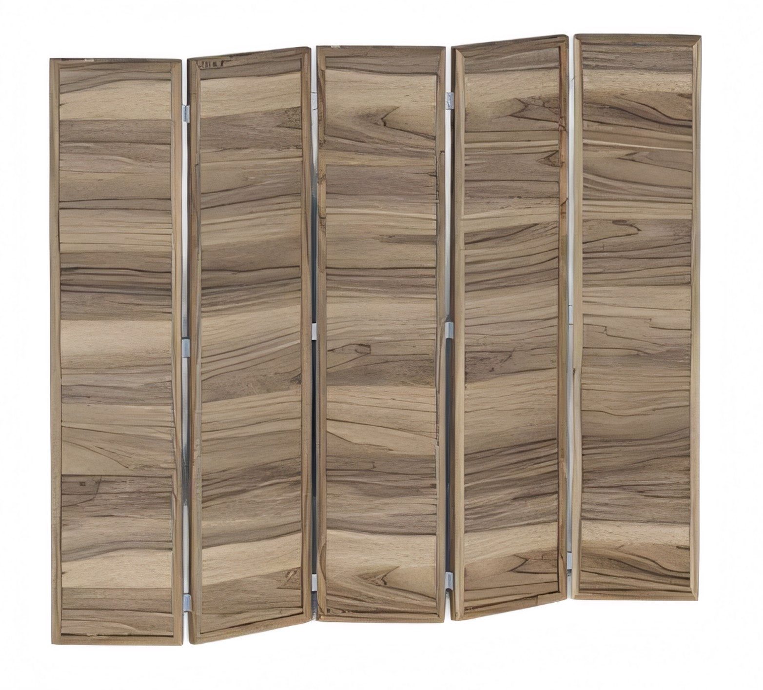 Xlmoebel Paravent Brauner Raumteiler aus MDF mit modernem Design und Sichtschutz (1 St), Made in Europa