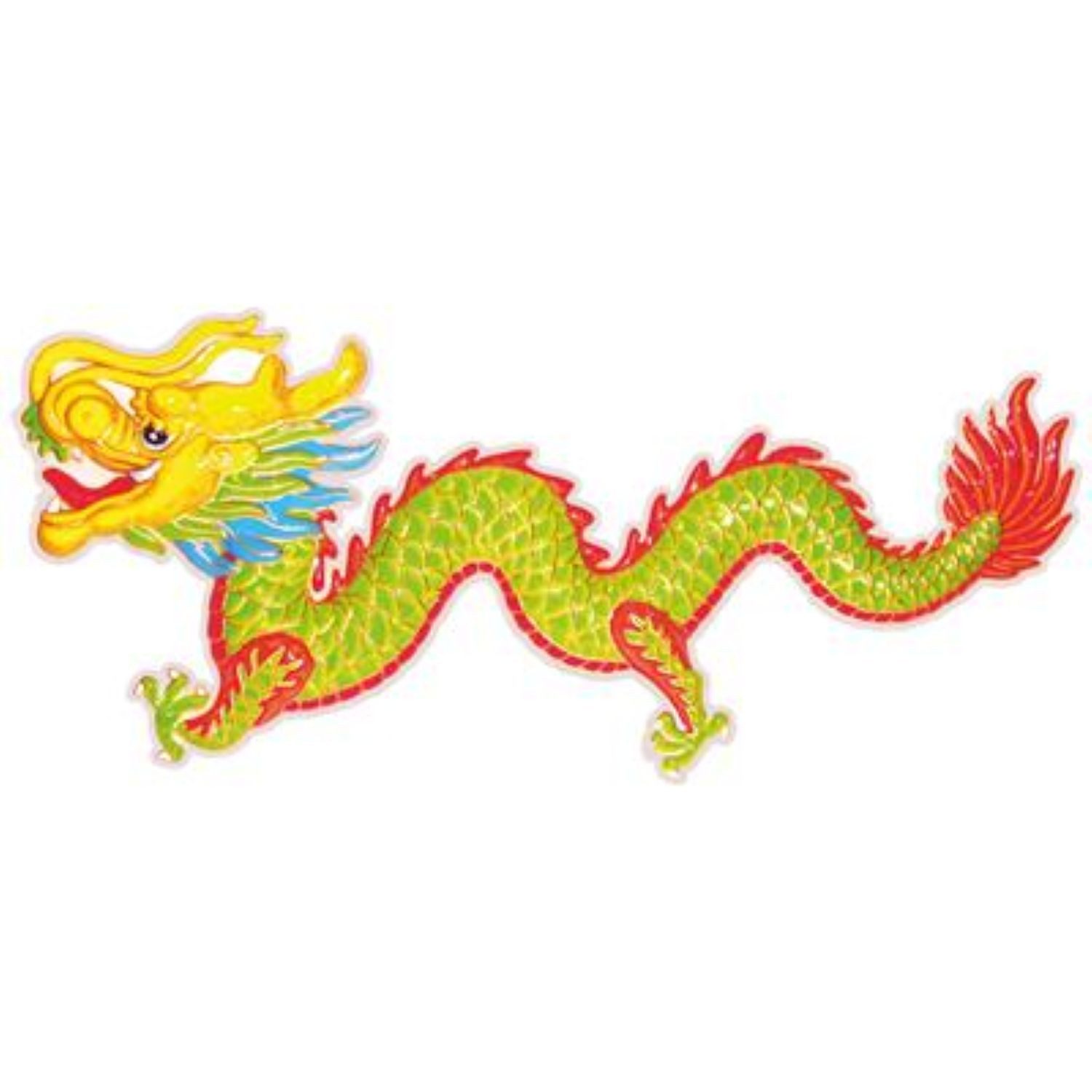 Funny Fashion Hängedekoration Wanddeko Drache China, 100 cm