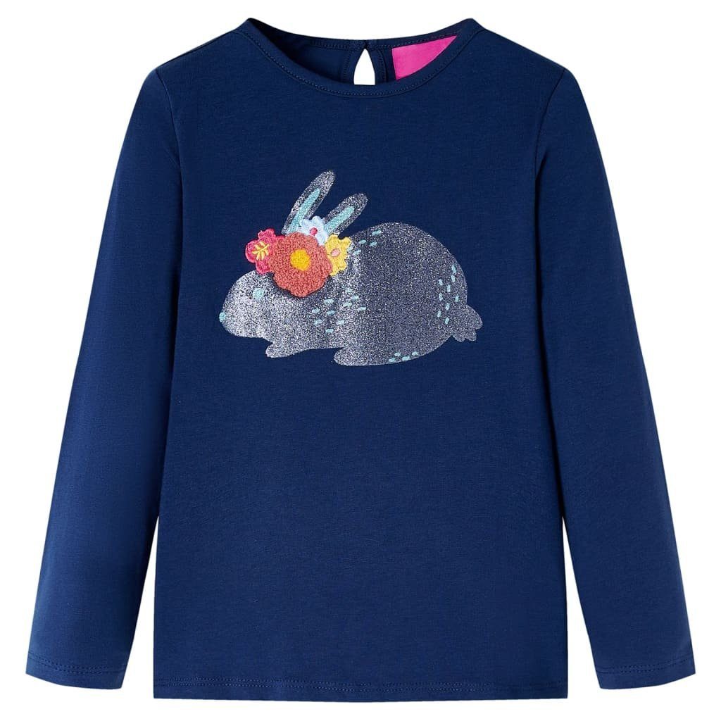 Langarmshirt Kinder-Langarmshirt Marineblau 128