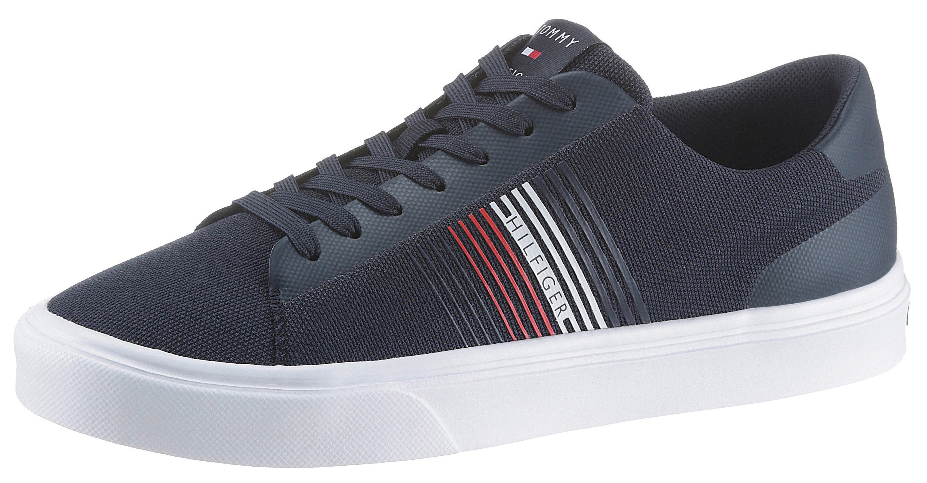 tommy hilfiger lightweight stripes knit sneaker