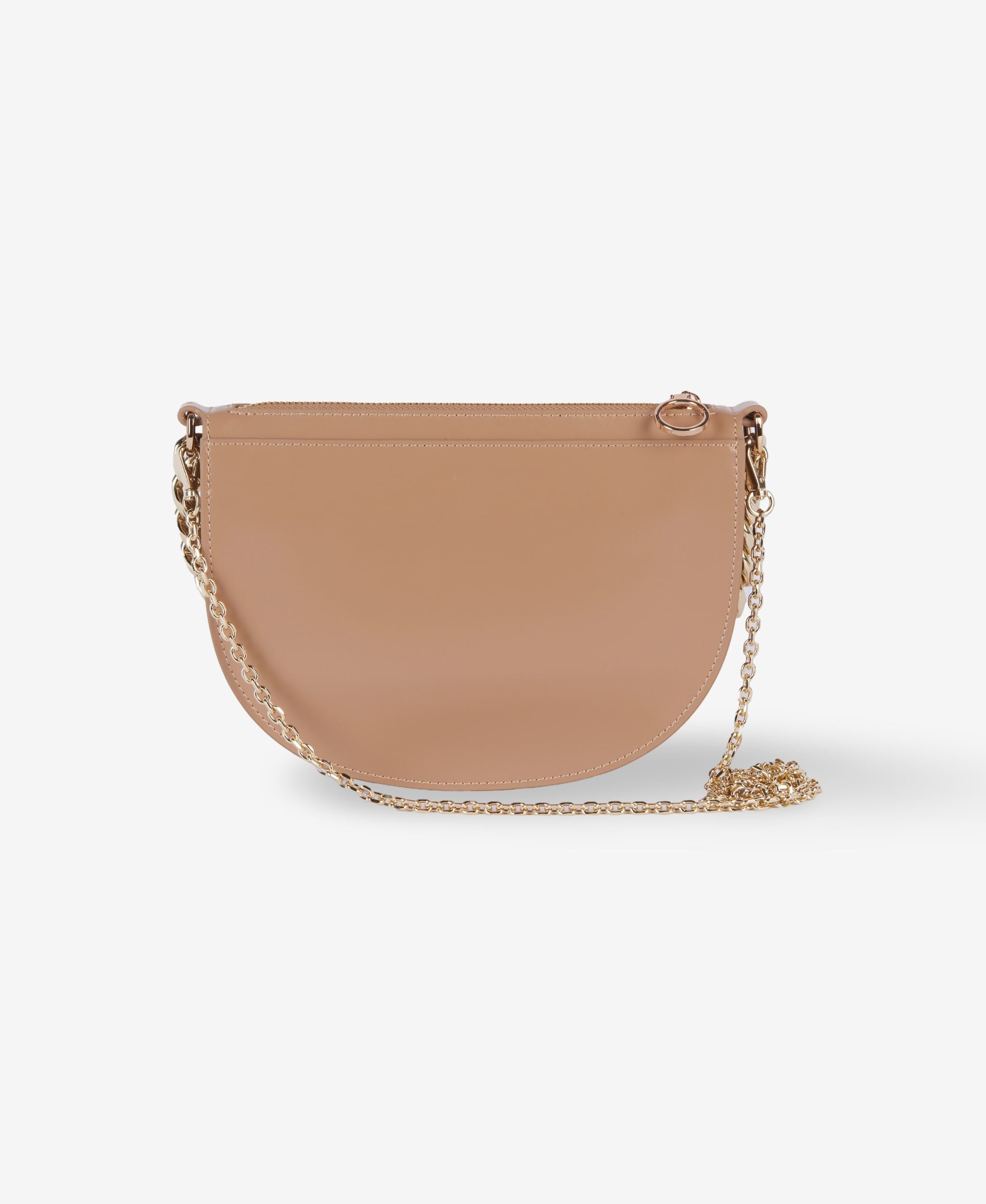 GLAMIRA Umhängetasche PetiteGlam Nerzfarbene Kettentasche (1-tlg), echt Leder