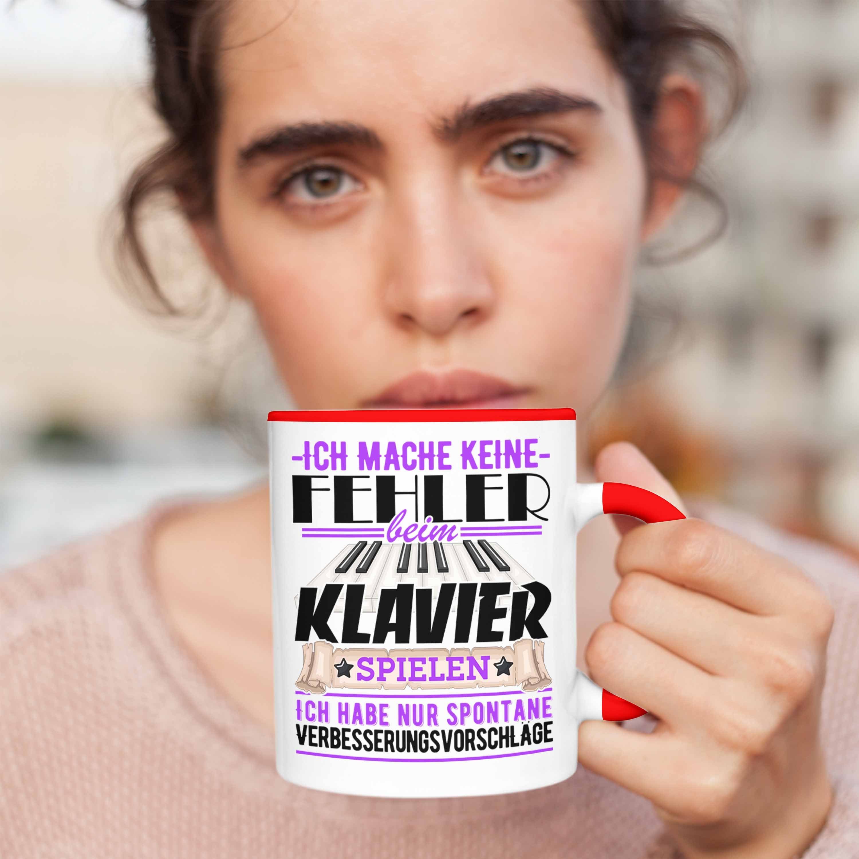 Tasse Piano Feh Ich Tasse Keine Geschenk Kaffee-Becher Rot Klavier-Spieler Trendation Mache