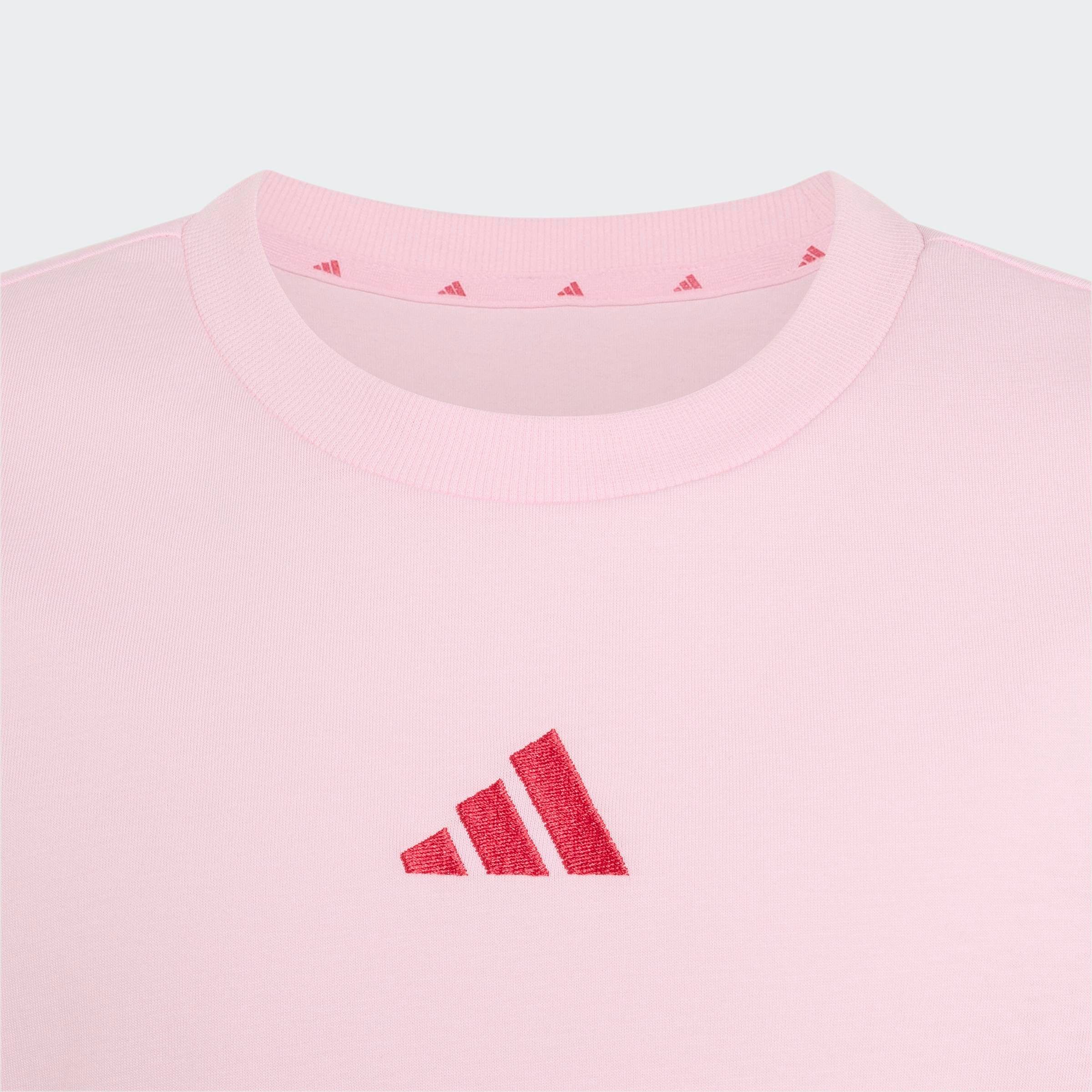 adidas Sportswear T-Shirt JG 3S TEE 160 für Kinder, mit Rundhalsausschnitt, ohne Verschluss, aus Baumwolle