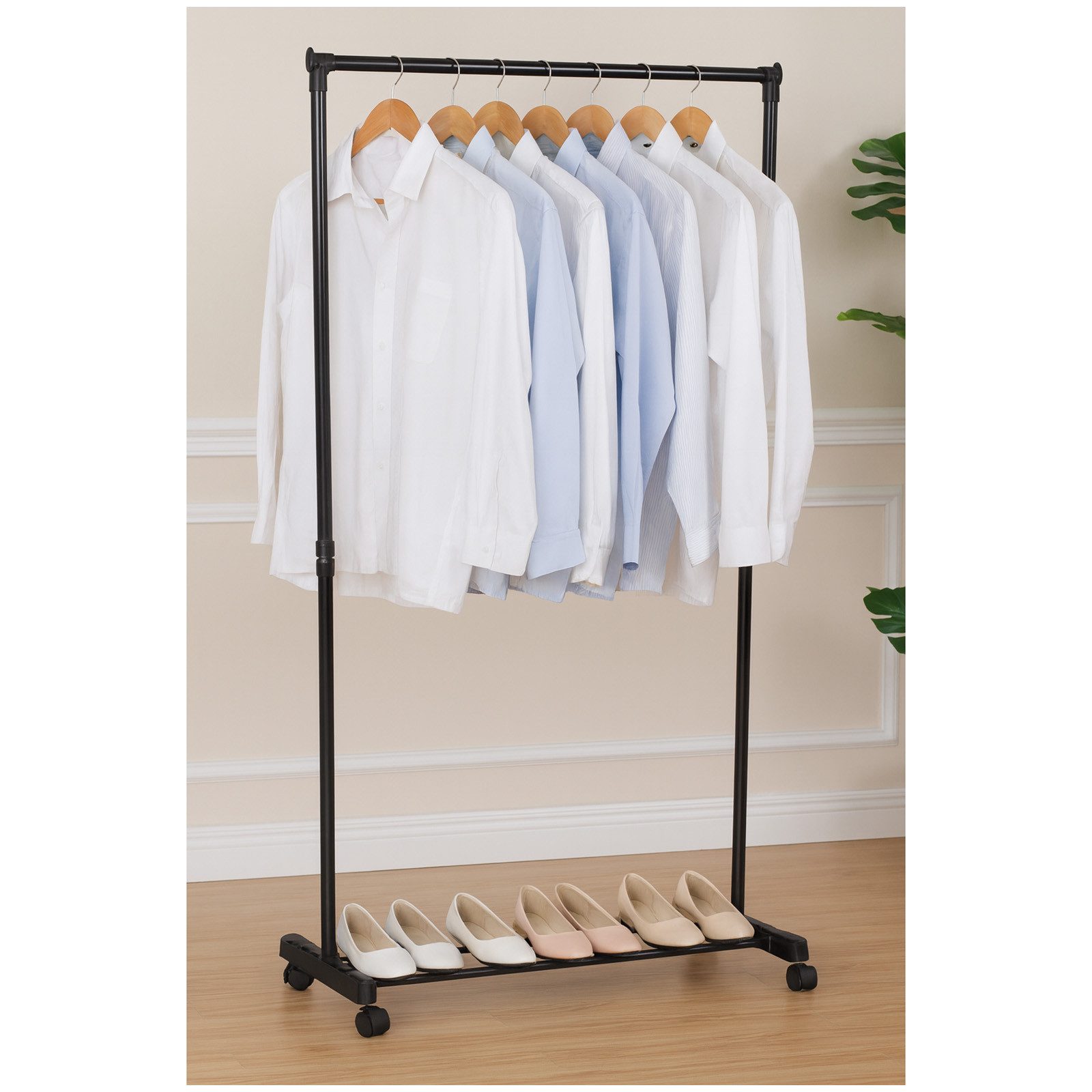 HTI-Living Kleiderständer Praktischer Garderobenständer, (Stück, 1 Kleiderständer), Kleiderständer Schuhablage