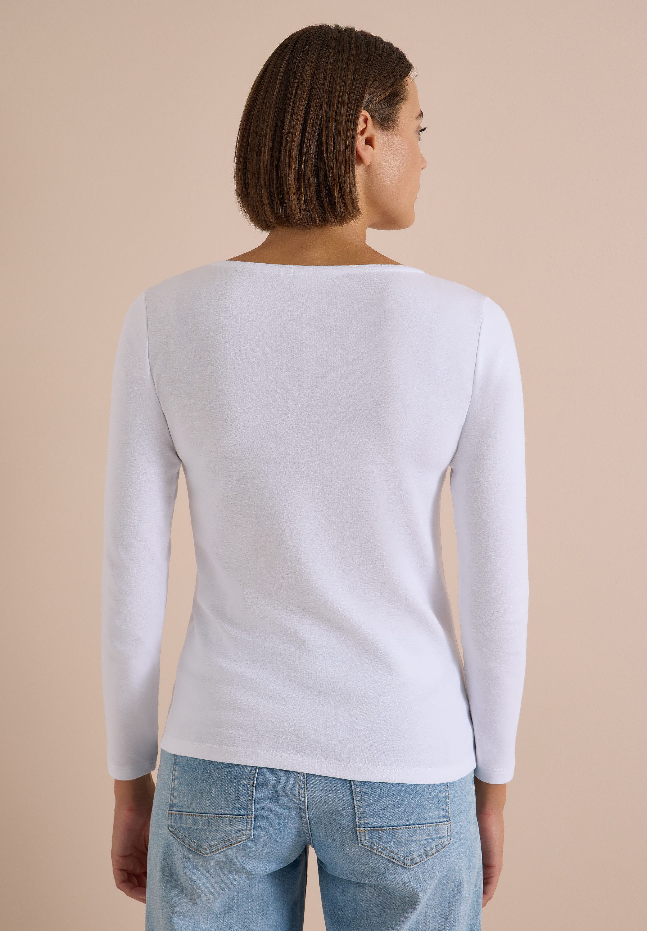 CECIL Langarmshirt aus reiner Baumwolle – Bild 2 von 5