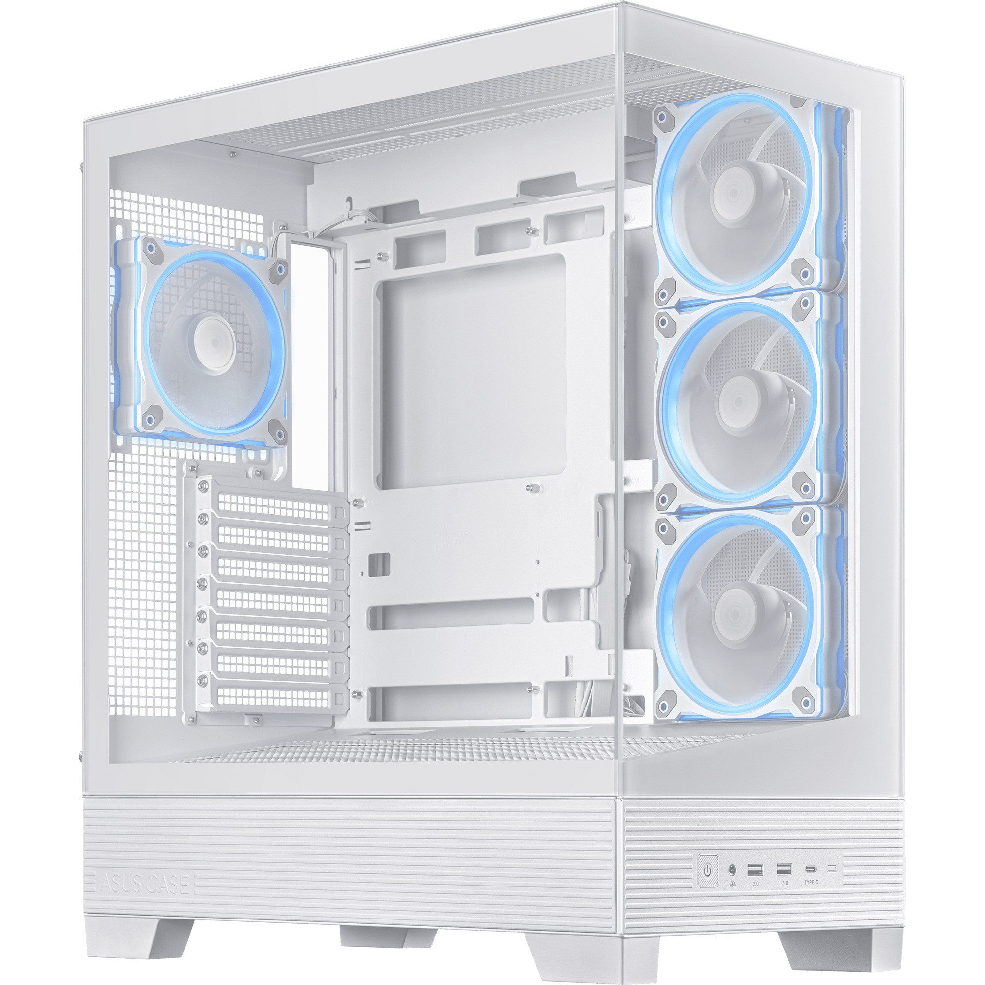 Asus PC-Gehäuse ASUS A31 PLUS TG ARGB, Tower-Gehäuse, (Tempered