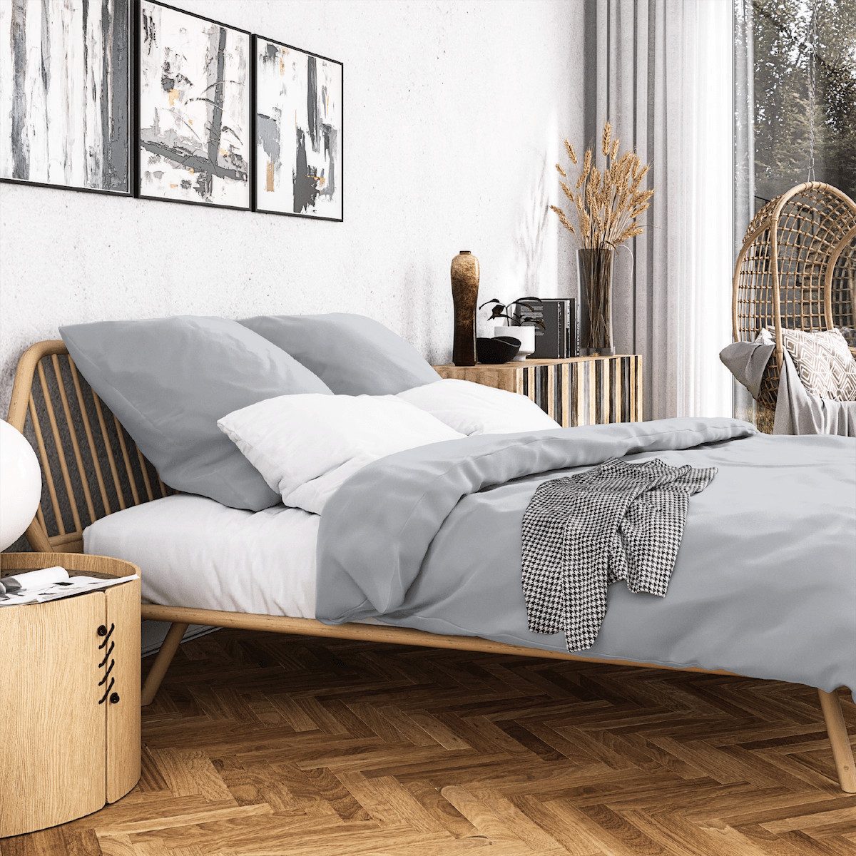Wolkenfeld Bettwäsche Sommer-Bettwäsche Mako-Satin Baumwolle, Mako-Satin, günstig online kaufen