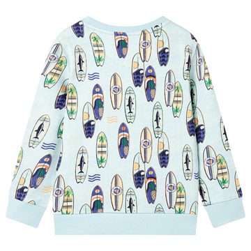 vidaXL Sweatshirt Kinder-Sweatshirt Hellblau Melange 140