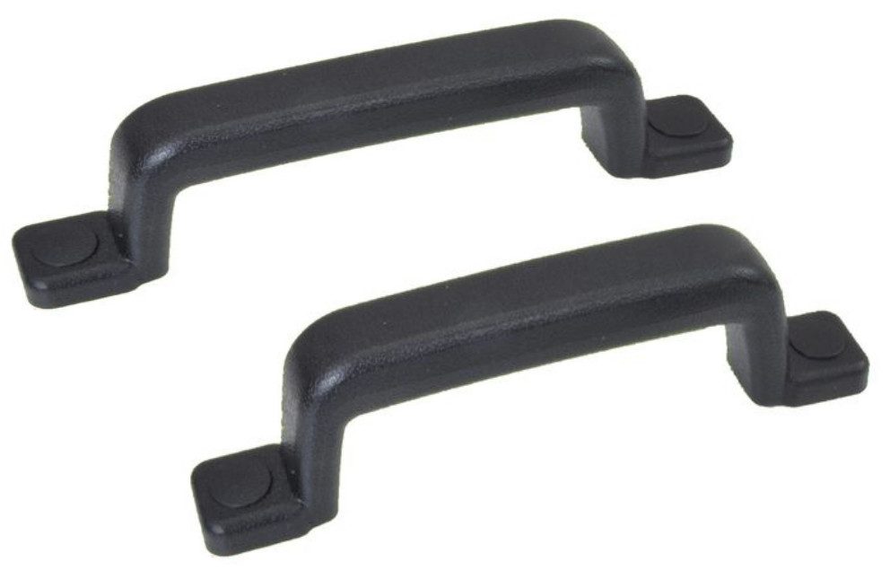 Knott Anhänger 2x Handgriff / Rangiergriff - Metall Kunststoff ummantelt - schwarz