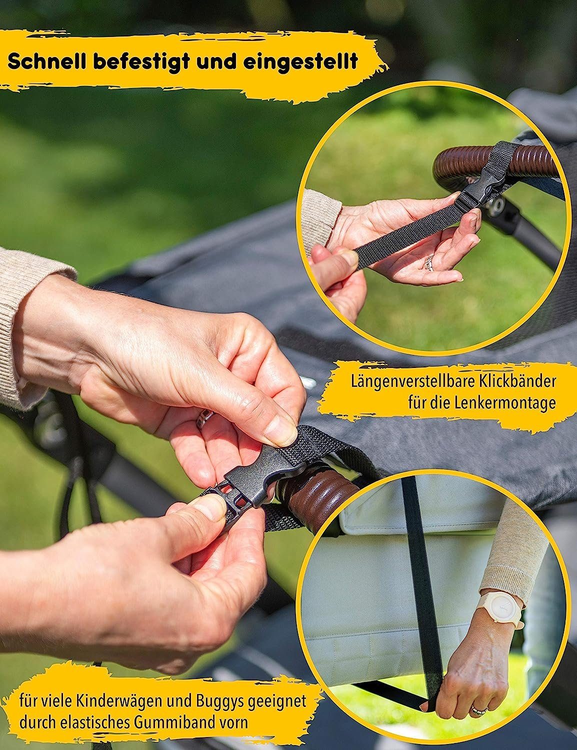 BON&BENE Sonnensegel für Kinderwägen – Bild 5 von 5