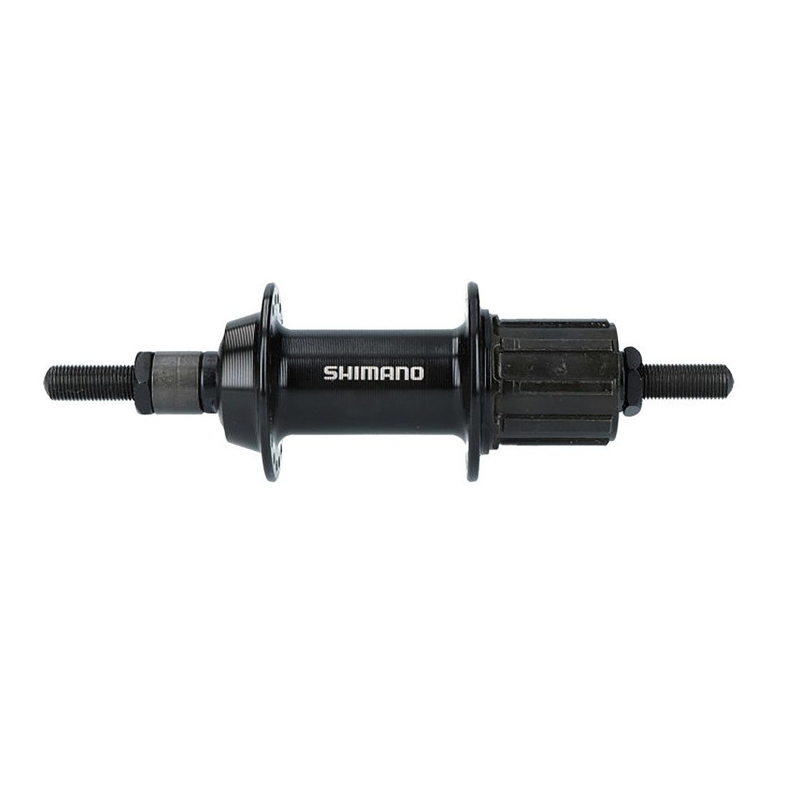 Shimano Hinterradnabe Hinterrad-Nabe, 7-fach, 135 mm, 36 Loch, Vollachse