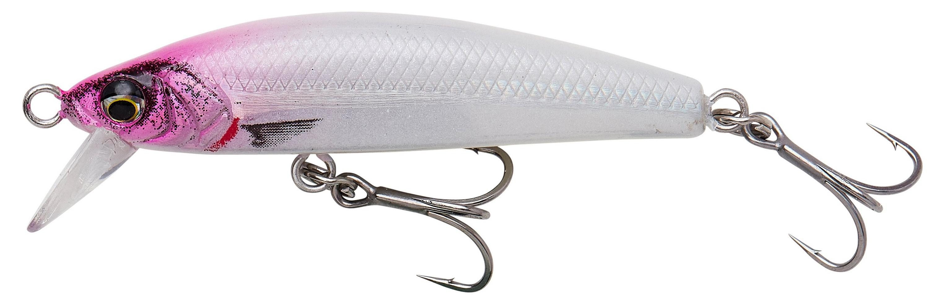 Savage Gear Kunstköder Wobbler Gravity Minnow 5cm - ver. Farben - Raubfisch Forelle Angeln, Auffällige Farben mit Geräuschkapsel